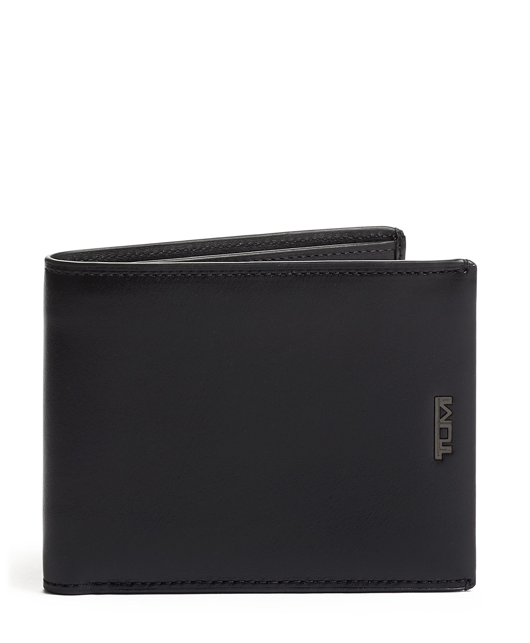 Gbl Wallet W/ Coin Pocket in Black Smooth | Nassau Slg | TUMI