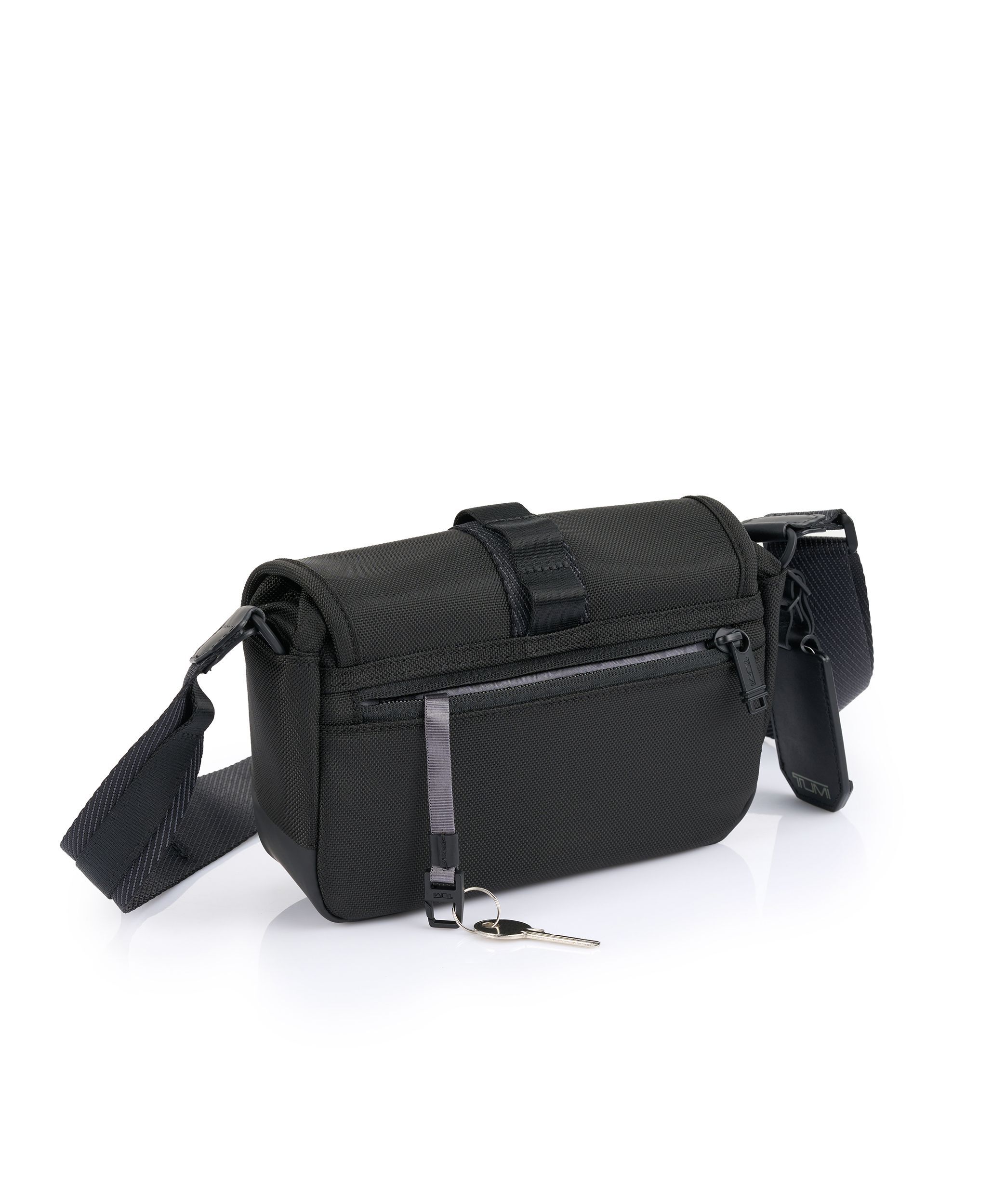 Compass Flap Crossbody in Black | Alpha Bravo | TUMI Singapore