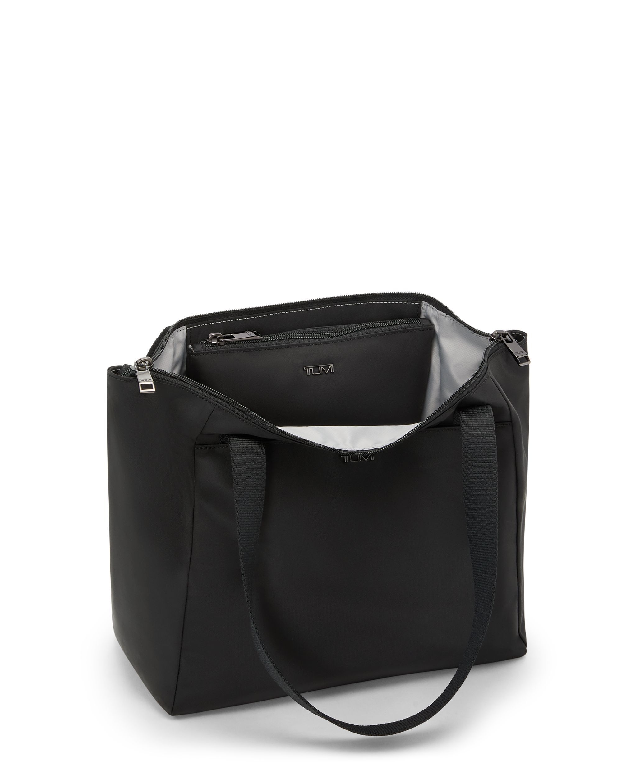 Just In Case Small Tote in Black/Gunmetal | Voyageur | TUMI Singapore