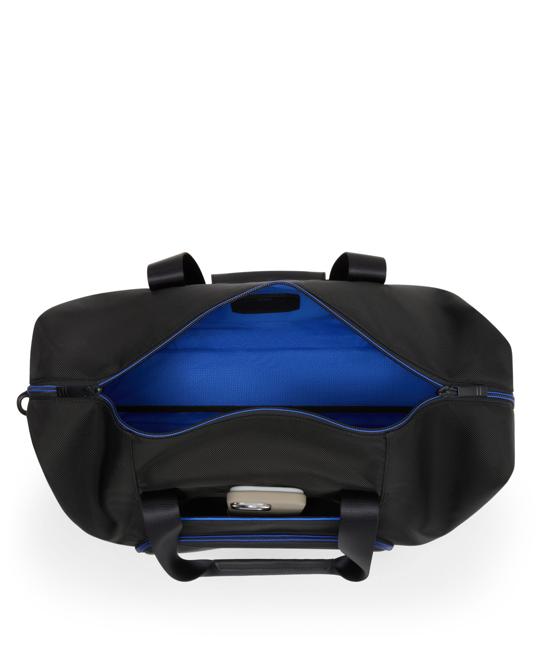 Double Expansion Duffel in Black/Ultra Blue | Tumi Alpha | TUMI