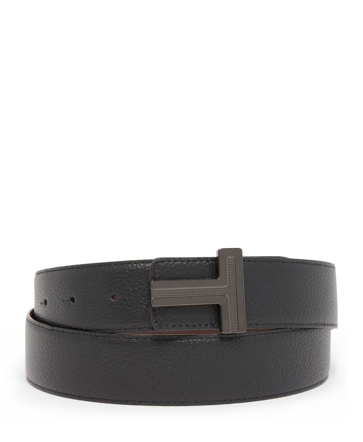 BELTS T Buckle Reversible Leather Belt, 35mm, 38  hi-res | TUMI