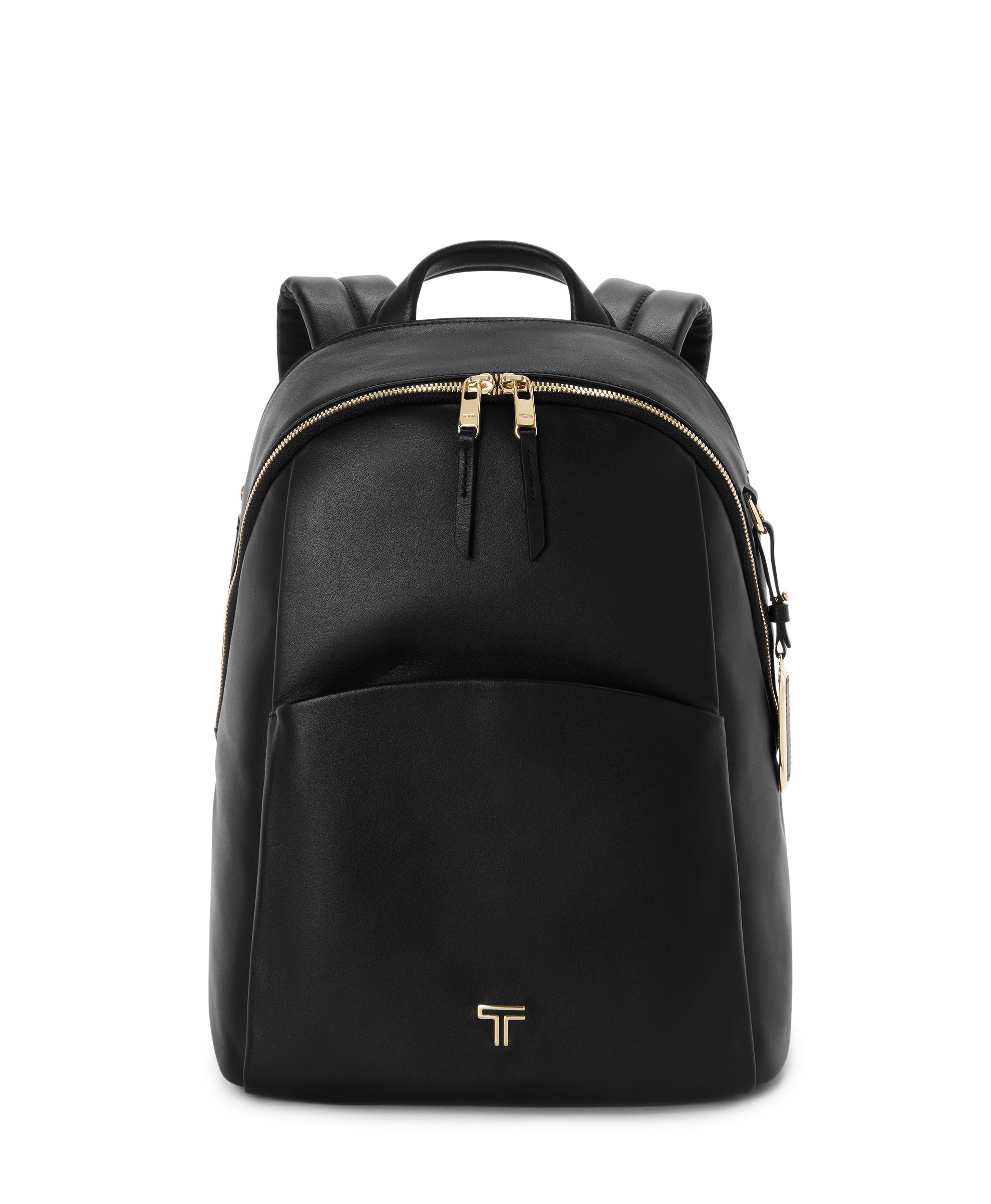 Raina Medium Backpack in Black/Light Gold | Voyageur | TUMI Singapore