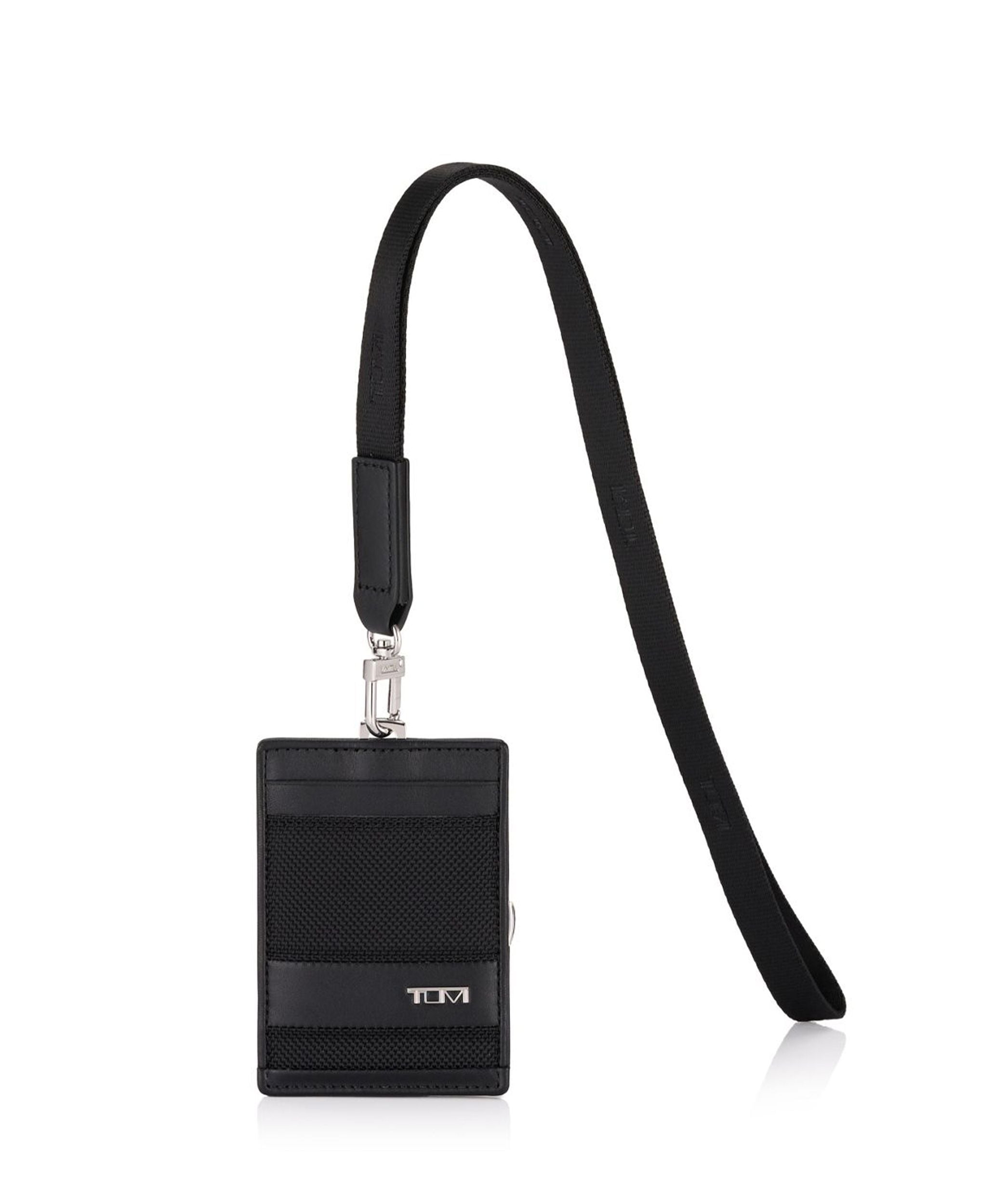 Id Card Lanyard in Black | Alpha Slg | TUMI Singapore