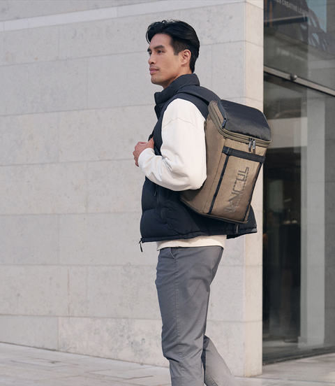 ALPHA BRAVO Packable Backpack  lifestyle | TUMI