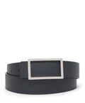 Pin Buckle Reversible Leather Belt 35mm, 42