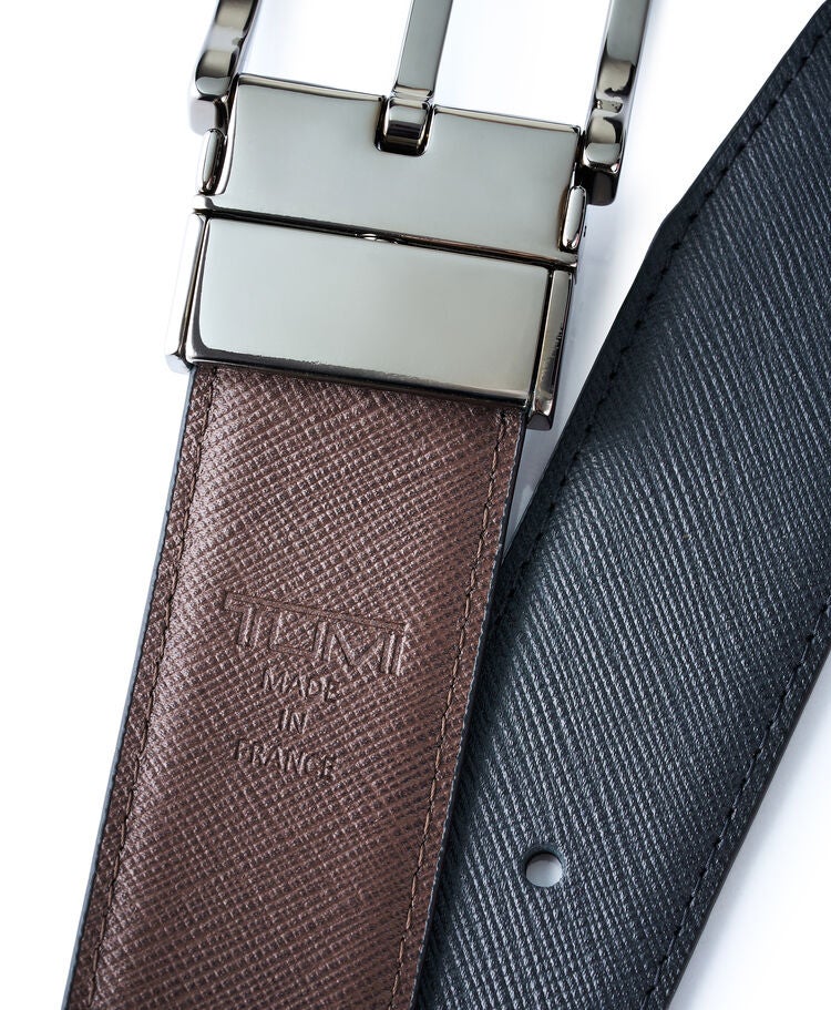 TUMI BELTS Rectangle Reversible Saffiano Leather Belt 35mm OS44  hi-res | TUMI