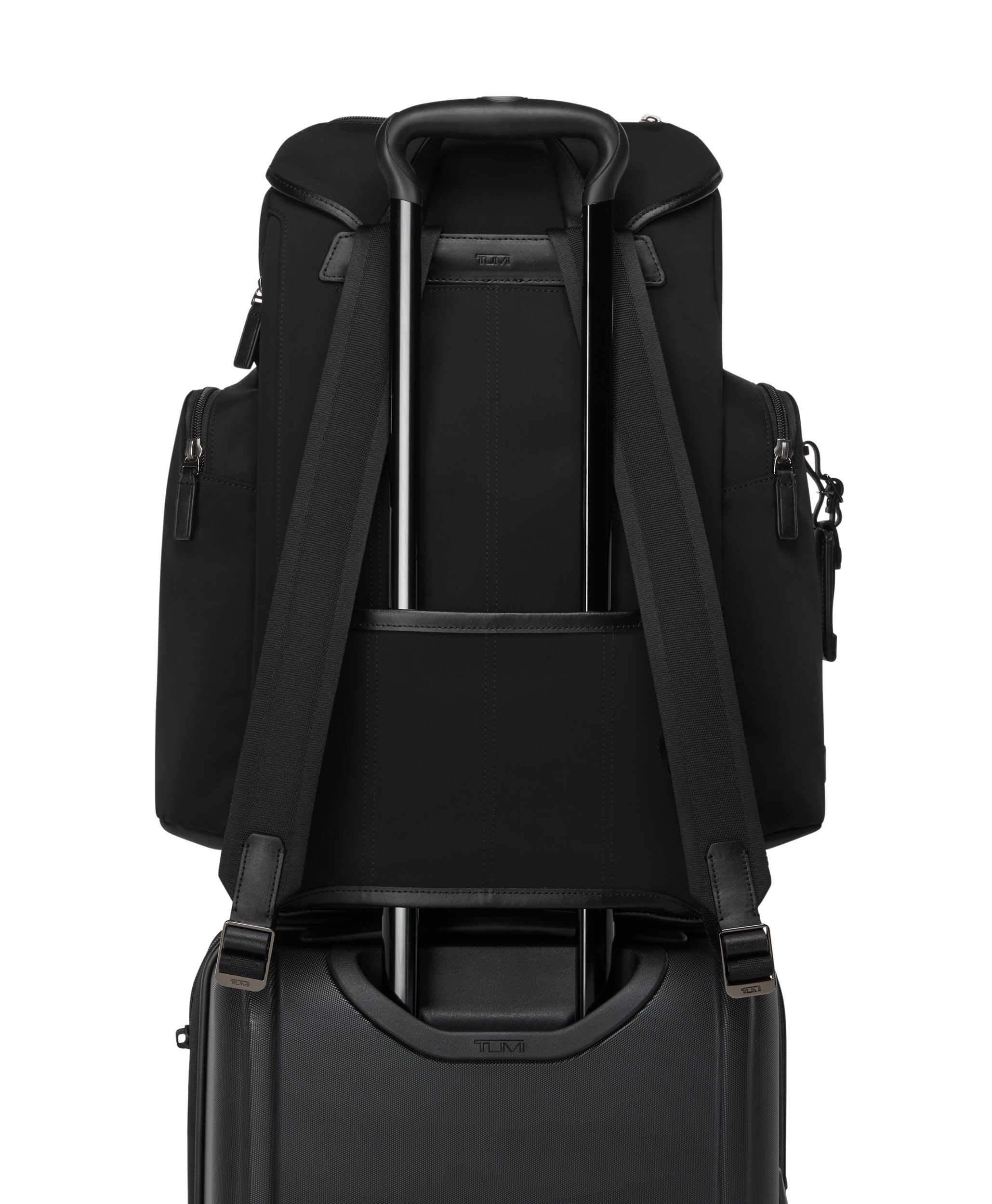 Griffen Flap Backpack in Black | Tumi Harrison | TUMI Singapore