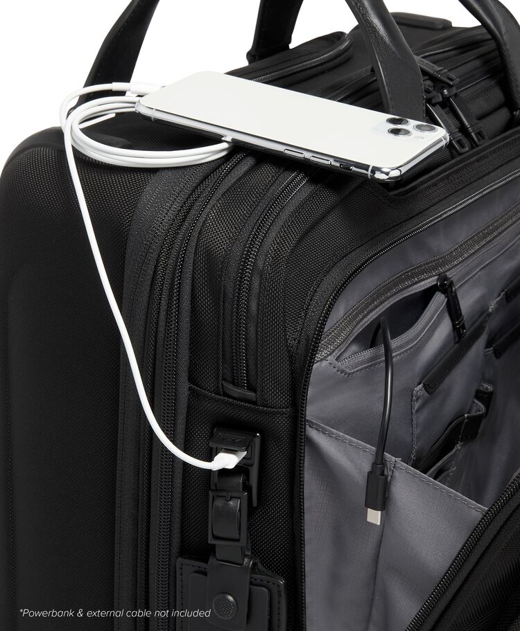 TUMI ALPHA Deluxe 4 Wheeled Laptop Case Brief  hi-res | TUMI