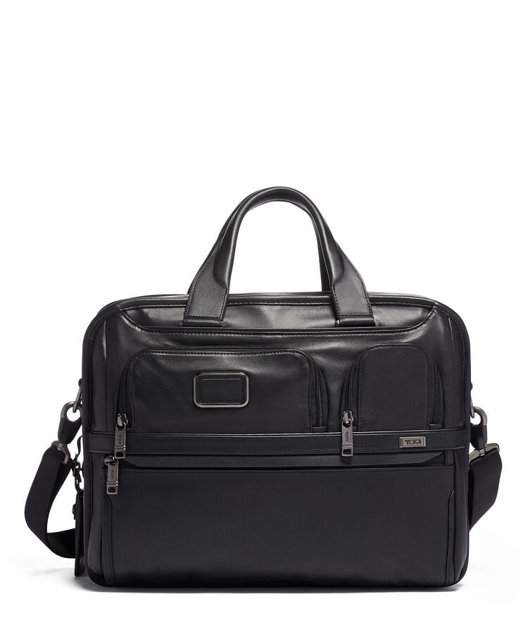 TUMI ALPHA Expandable Organizer Laptop Brief  hi-res | TUMI