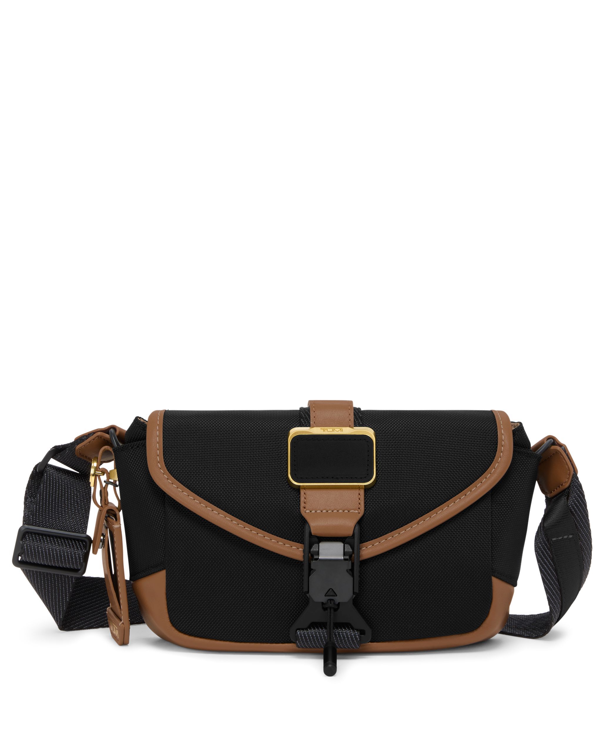 Compass Flap Crossbody in Black/Bridle | Alpha | TUMI Singapore