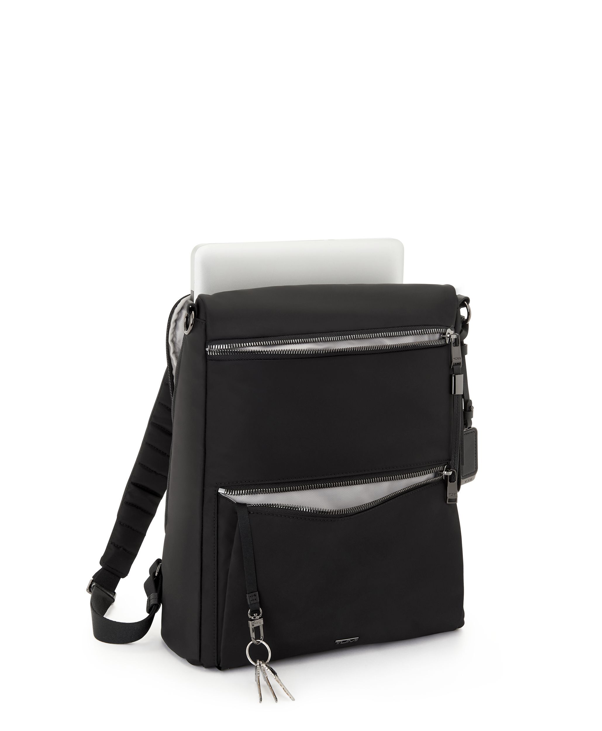 Leigh Backpack/Tote in Black/Gunmetal | Voyageur | TUMI Singapore