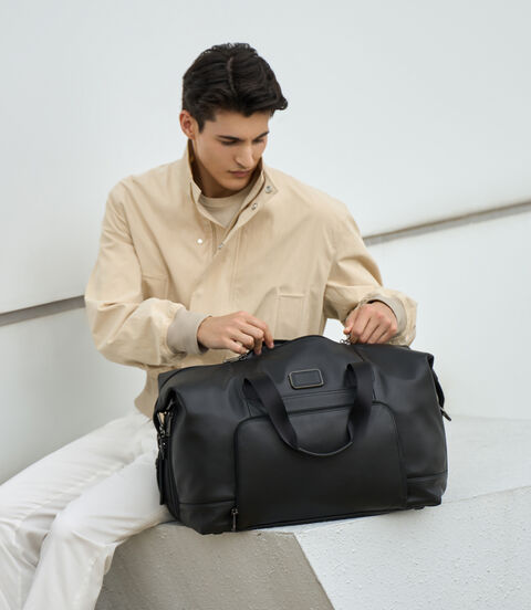 TUMI ALPHA DOUBLE EXPANSION SATCHEL  lifestyle | TUMI
