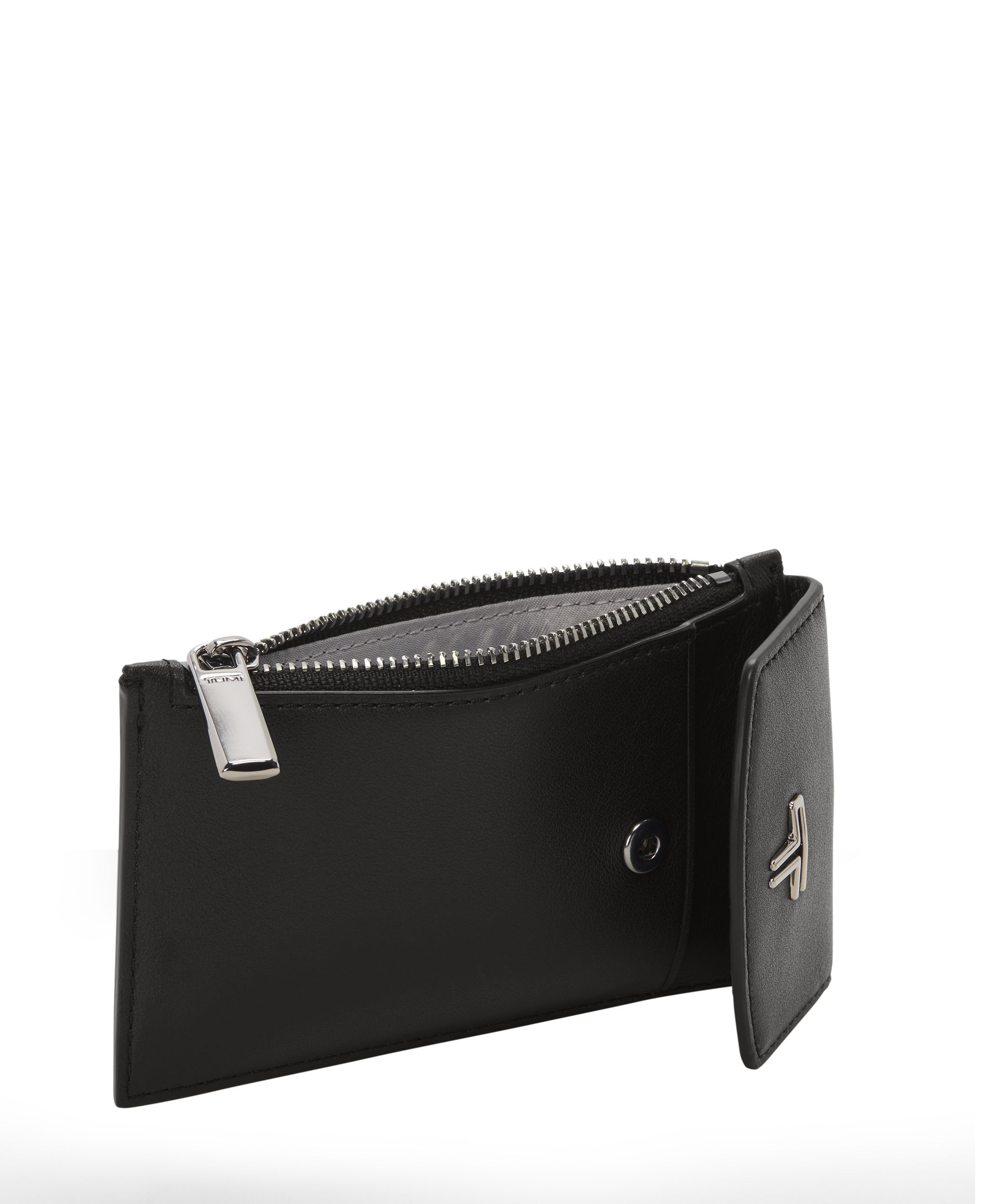 Card Case Lanyard in Black/Gunmetal | Belden Slg | TUMI Singapore