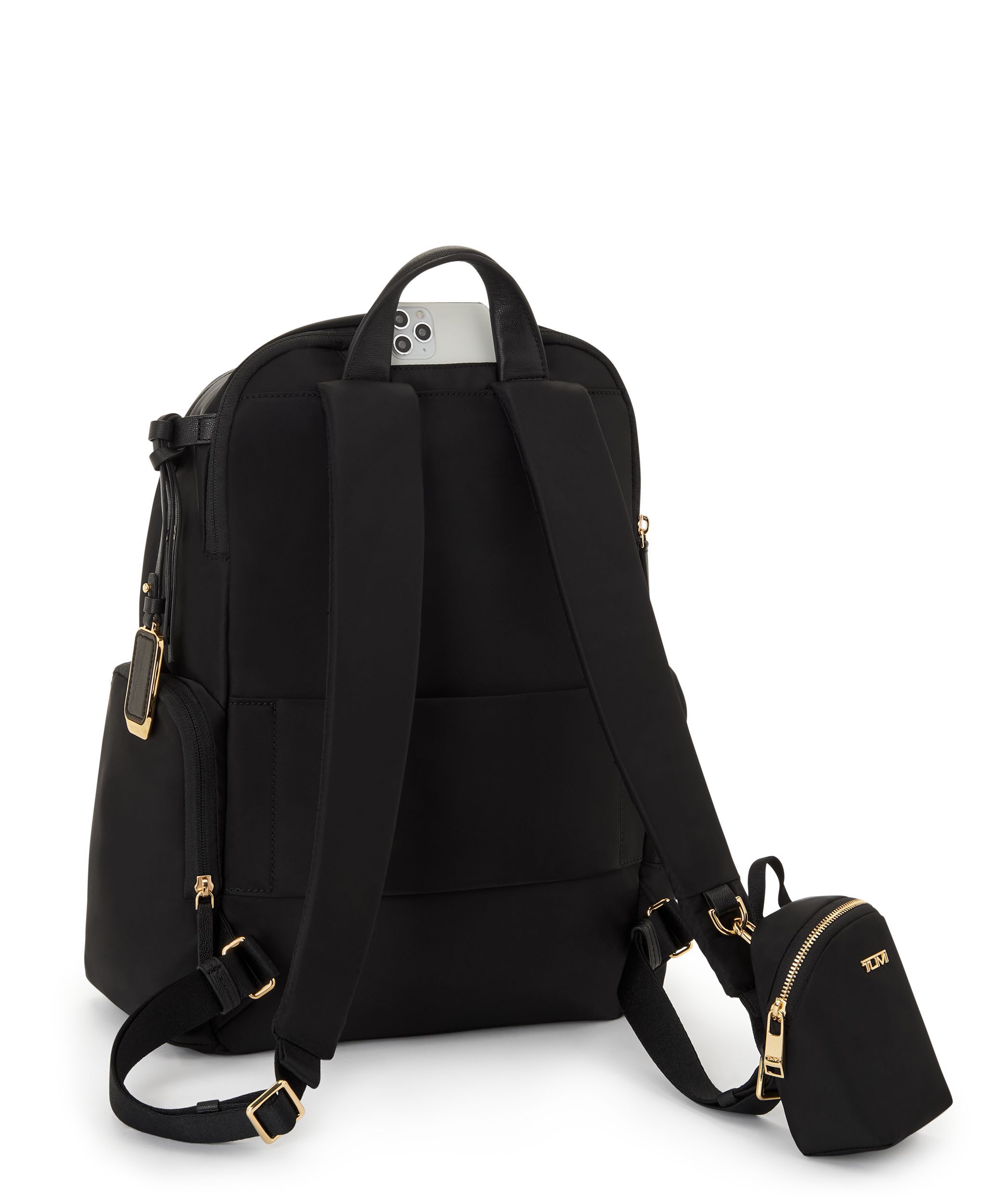 Celina Backpack in Black/Gold | Voyageur | TUMI Singapore