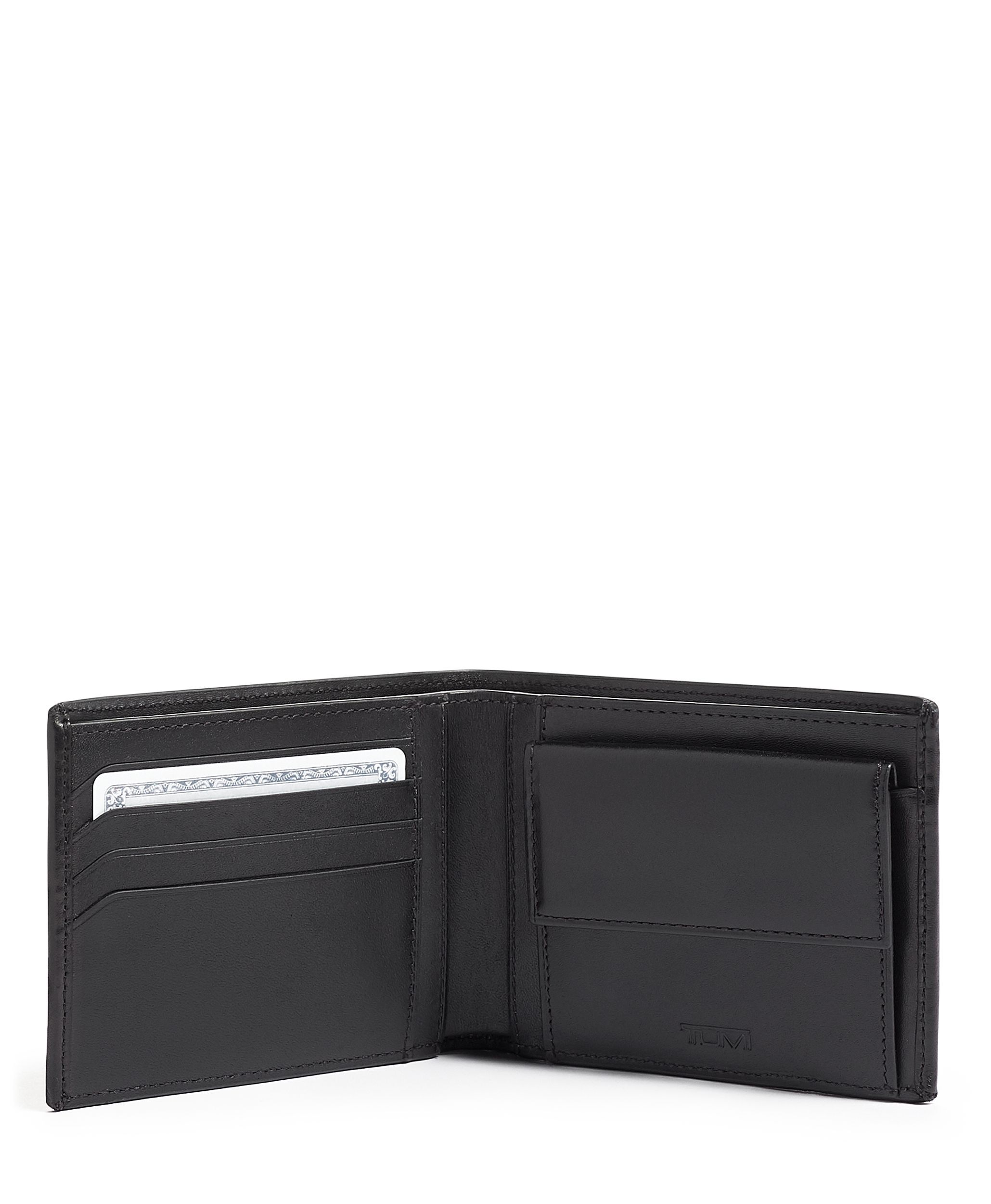 Gbl Wallet W/ Coin Pocket in Black Smooth | Nassau Slg | TUMI