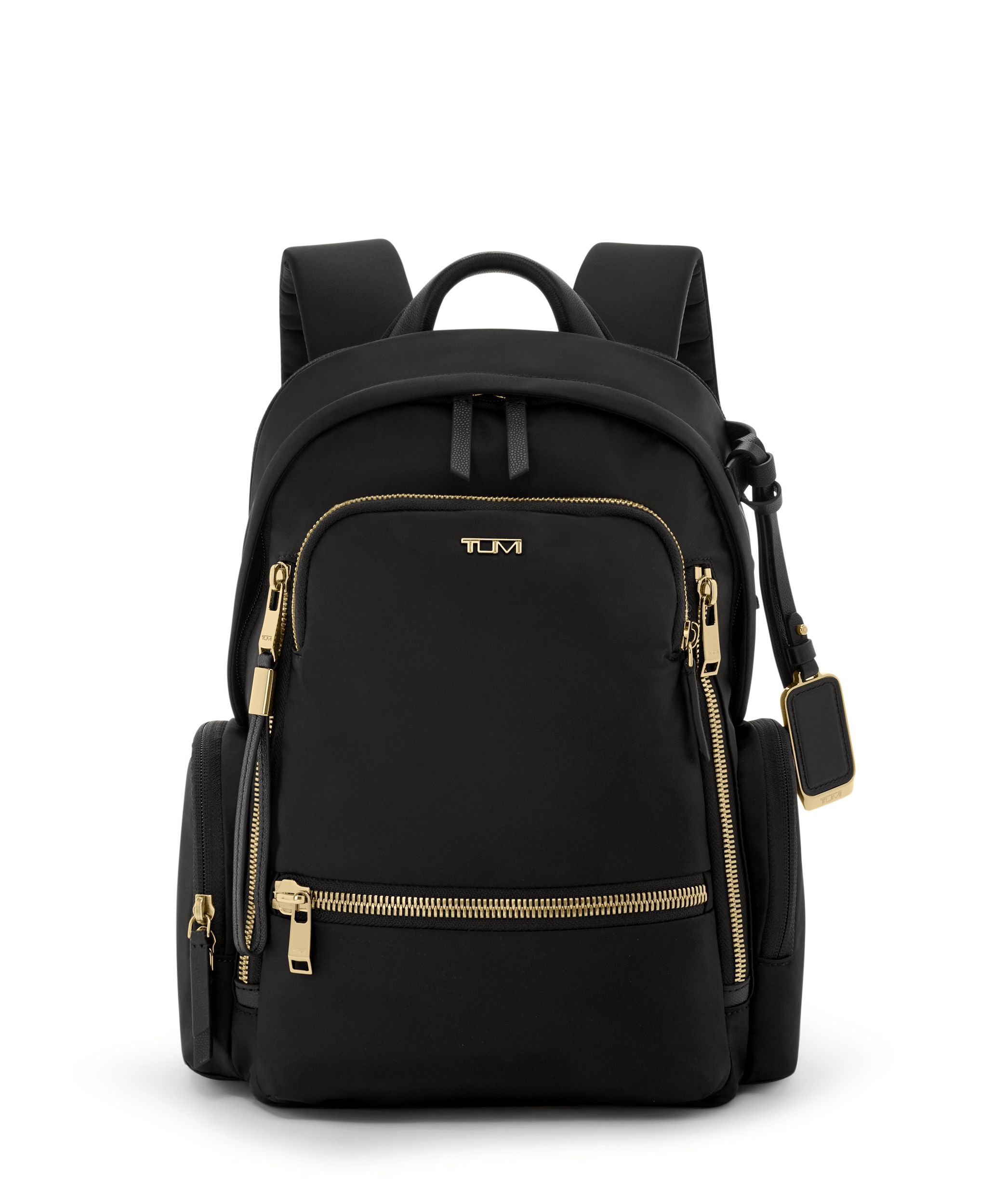 Celina Medium Backpack in Black/Gold | Voyageur | TUMI Singapore