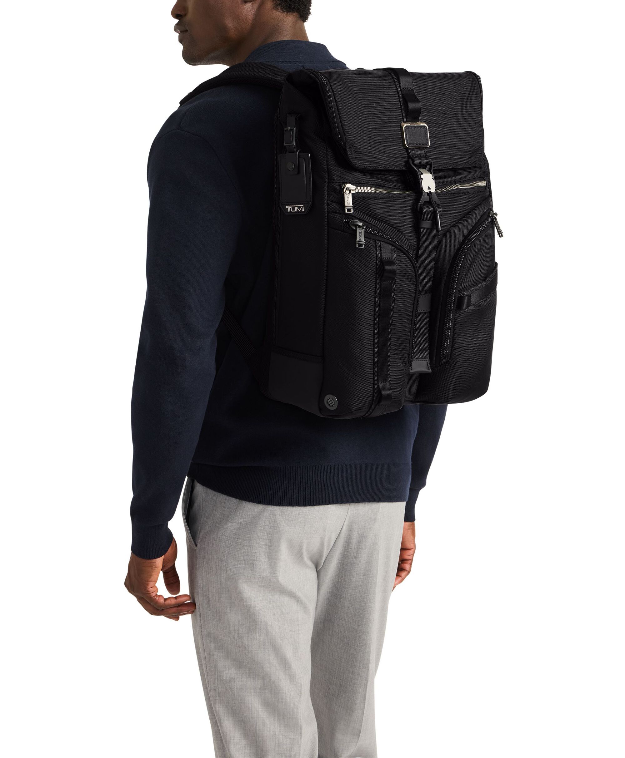 Surveillance Backpack in Black | Alpha Bravo | TUMI Singapore