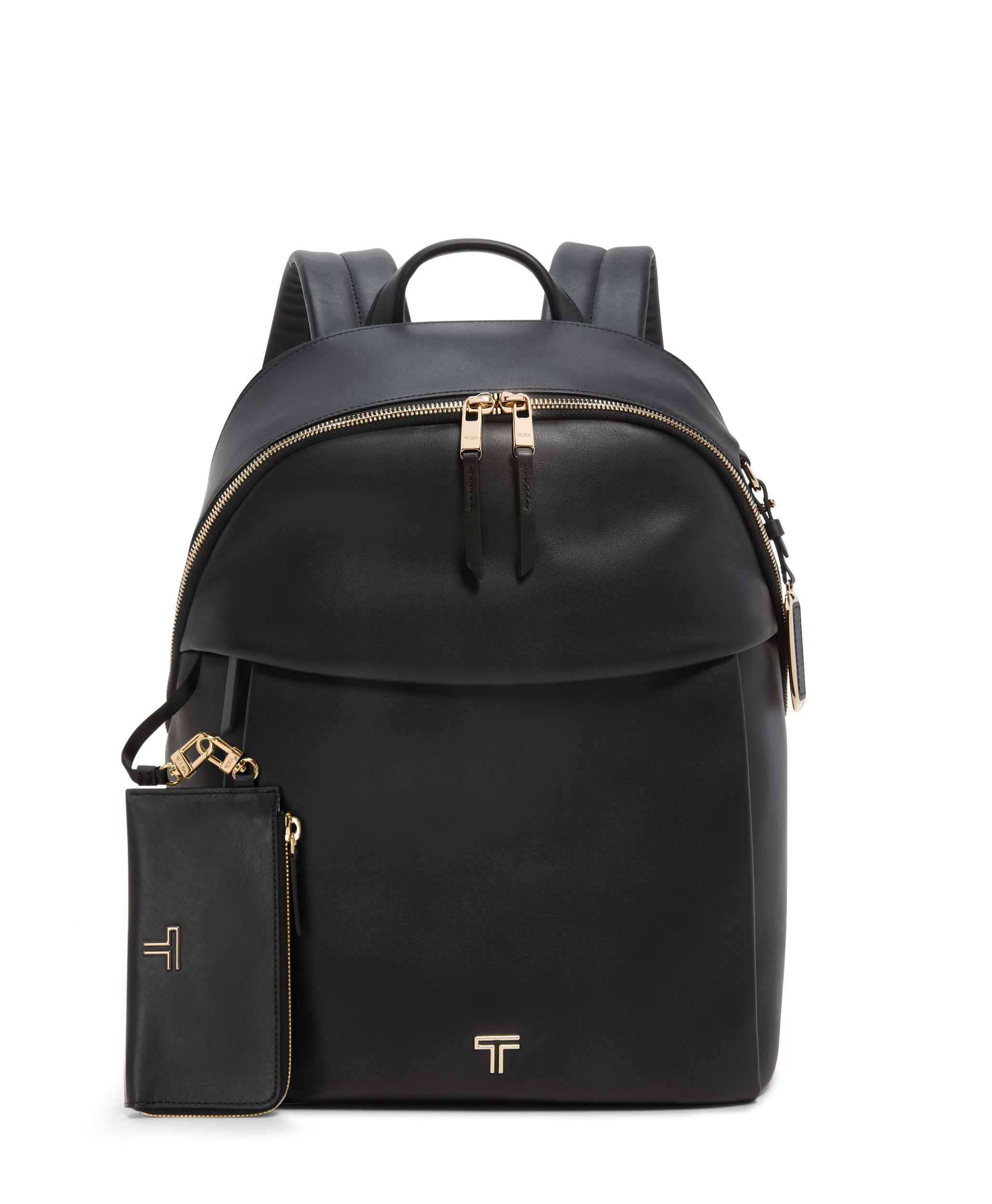 Holland Backpack in Black/Light Gold | Voyageur | TUMI Singapore
