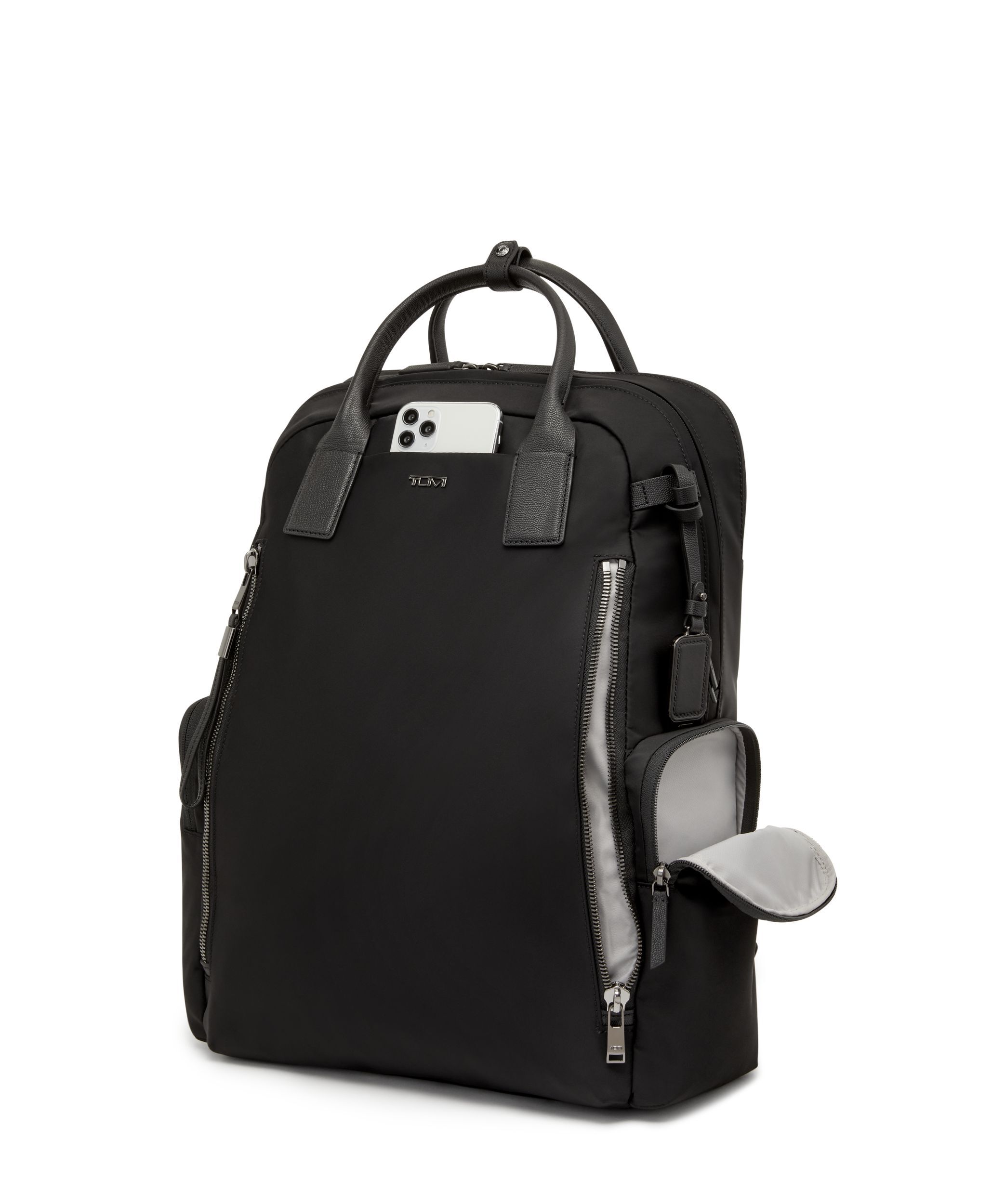 Atlanta Backpack in Black/Gunmetal | Voyageur | TUMI Singapore