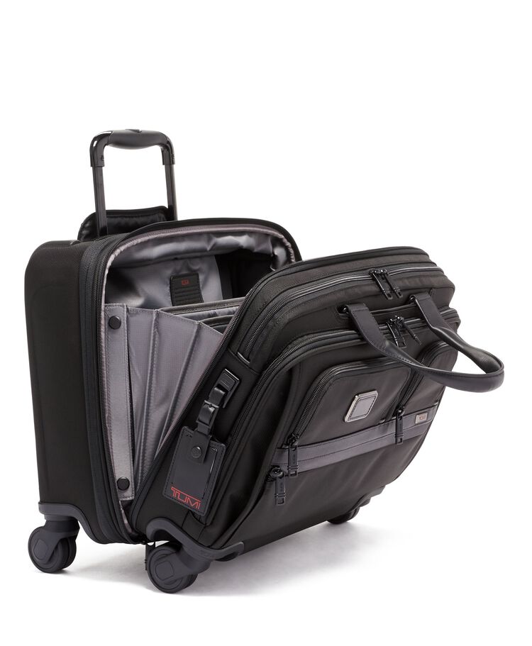 TUMI ALPHA Deluxe 4 Wheeled Laptop Case Brief  hi-res | TUMI