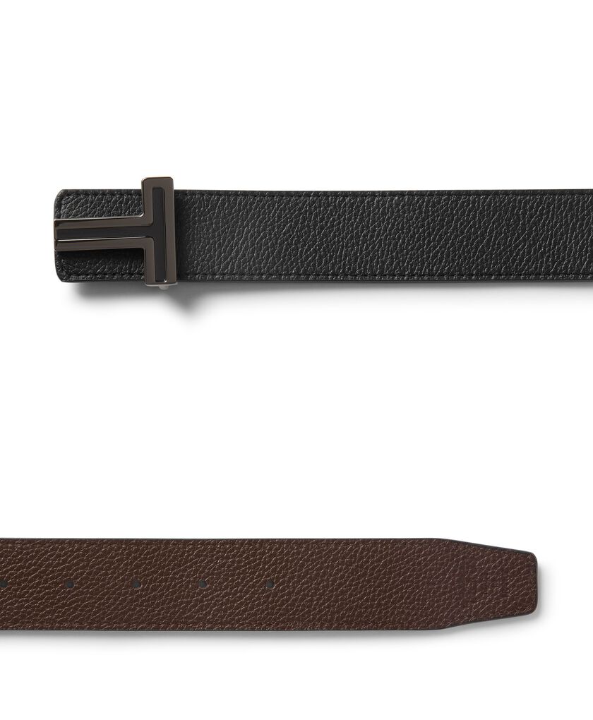 TUMI BELTS T Buckle Reversible Leather Belt 35mm 40  hi-res | TUMI