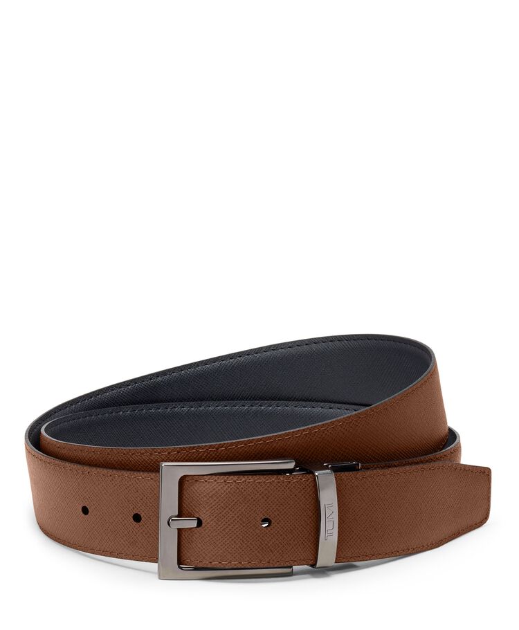 TUMI BELTS Rectangle Reversible Saffiano Leather Belt 35mm OS44  hi-res | TUMI