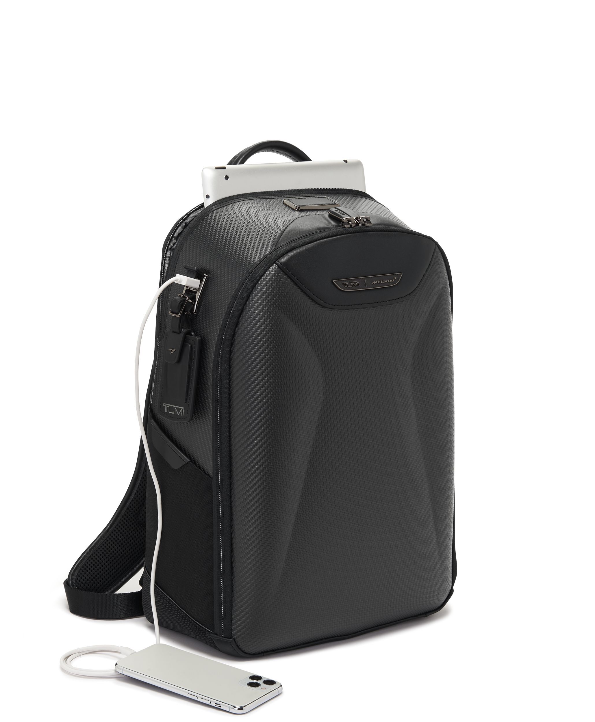 Velocity Backpack in Carbon | Tumi I Mclaren | TUMI Singapore