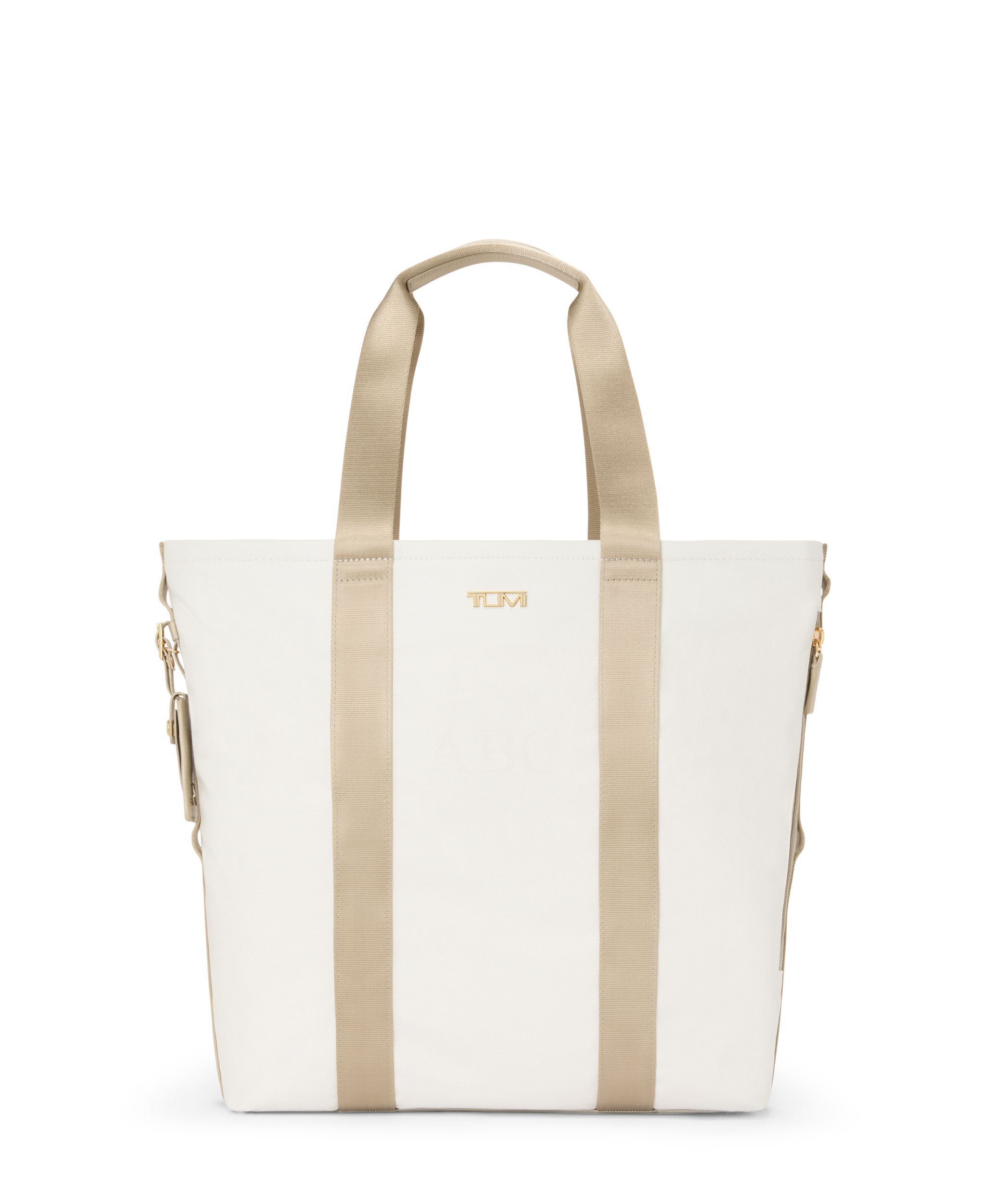 Essential North/South Tote in Off White/Tan | Tumi Sport | TUMI