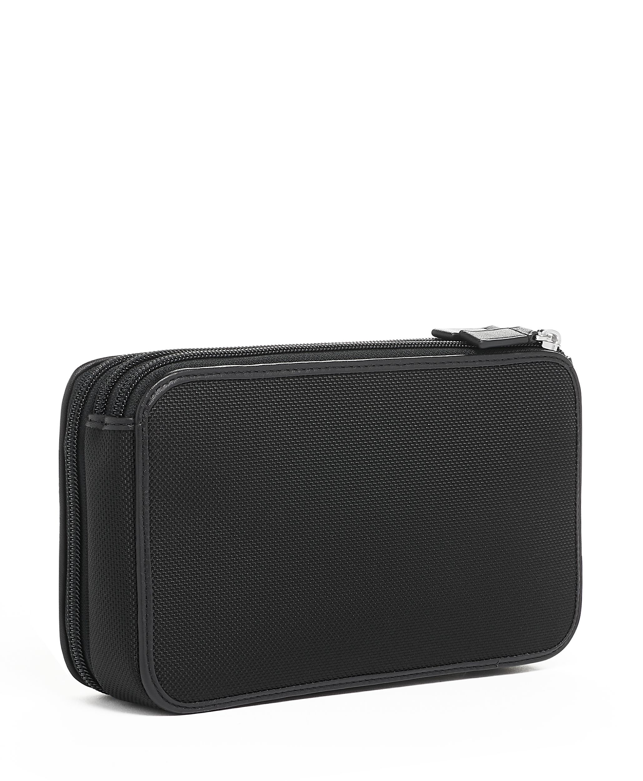 Triple Zip Clutch in Black | Alpha Slg | TUMI Singapore