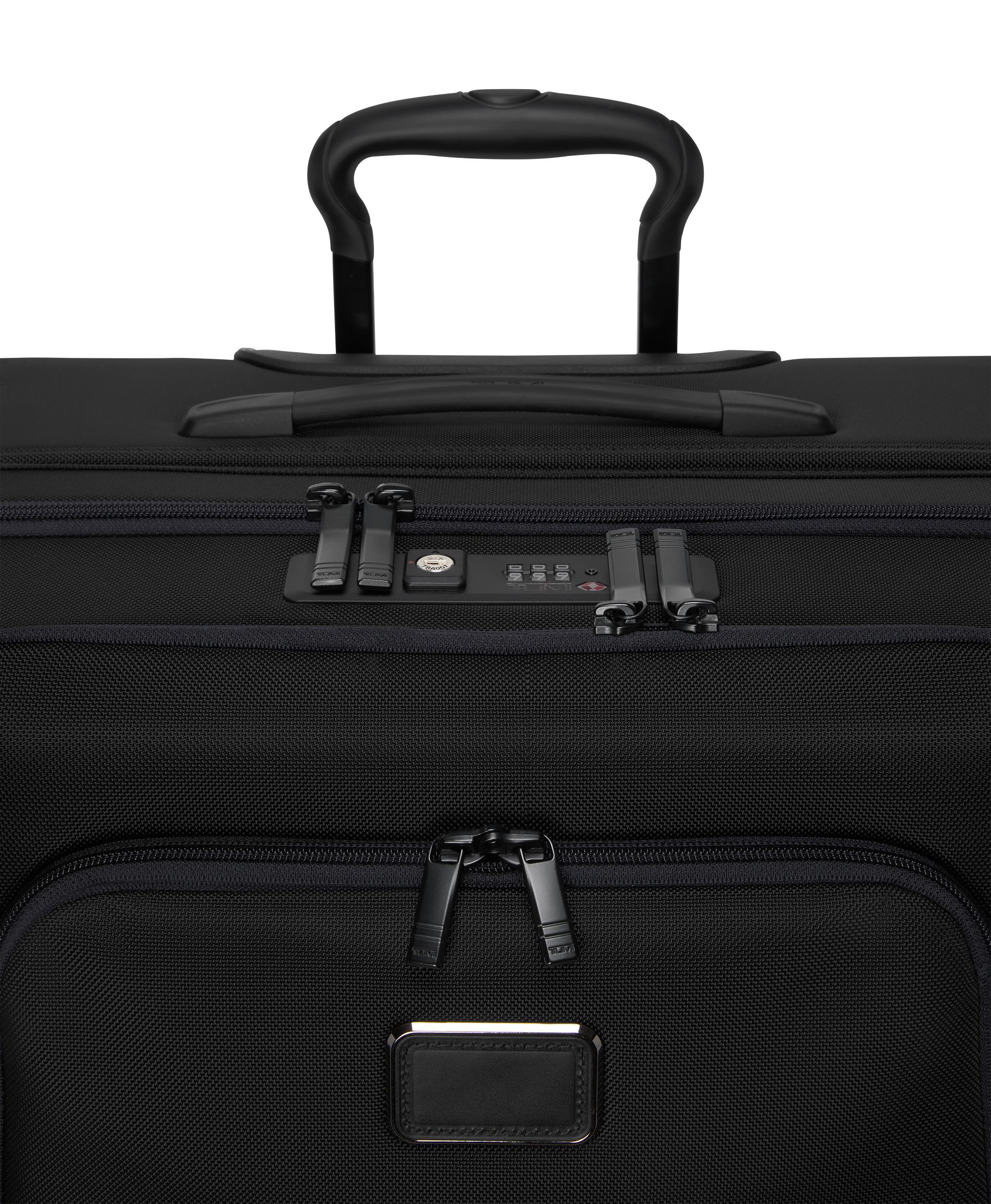 Large Dual Access Expandable Checked in Black | Tumi Alpha | TUMI