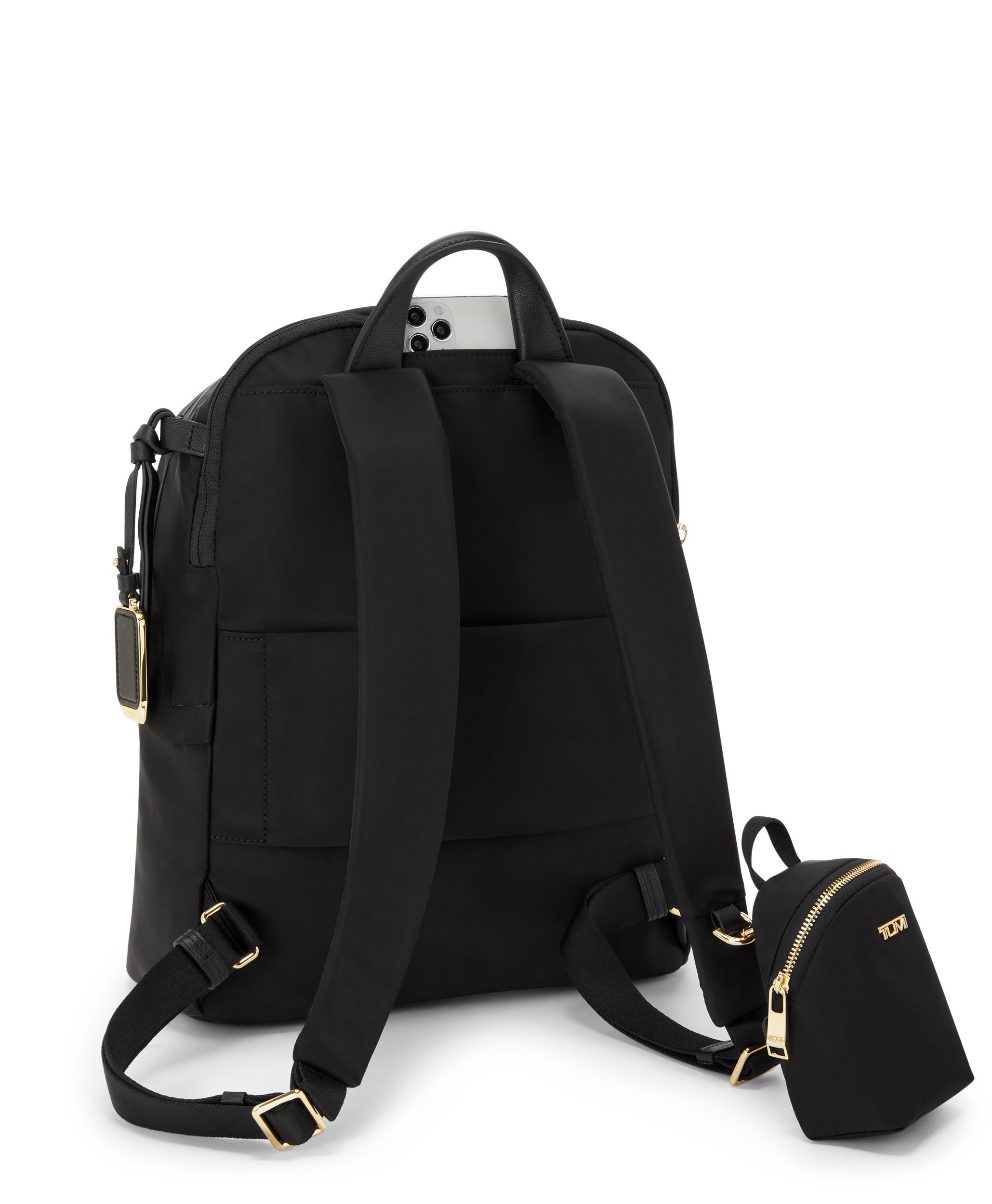 Halsey Backpack in Black/Gold | Voyageur | TUMI Singapore