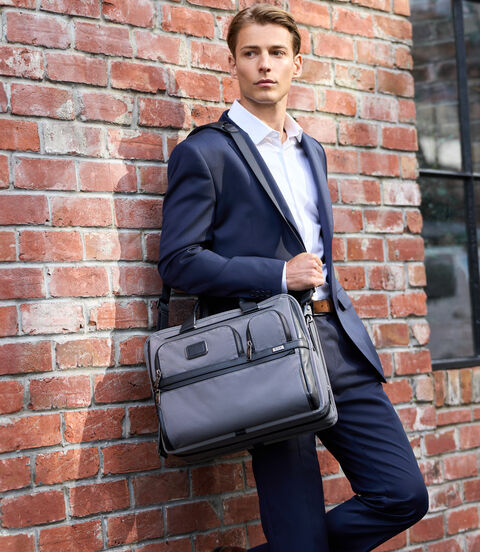 ALPHA X Expandable Organizer Laptop Brief  lifestyle | TUMI