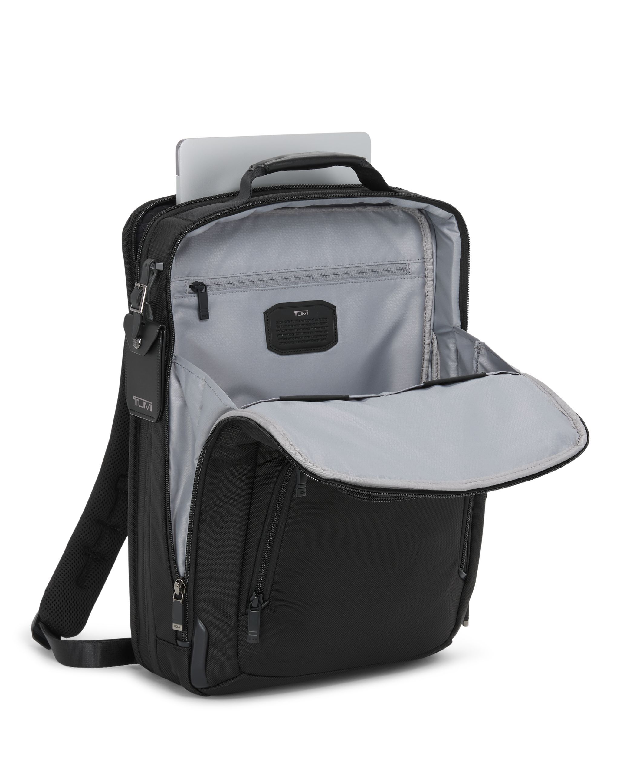 Large 17” Expandable Backpack in Black | Tumi Alpha | TUMI Singapore