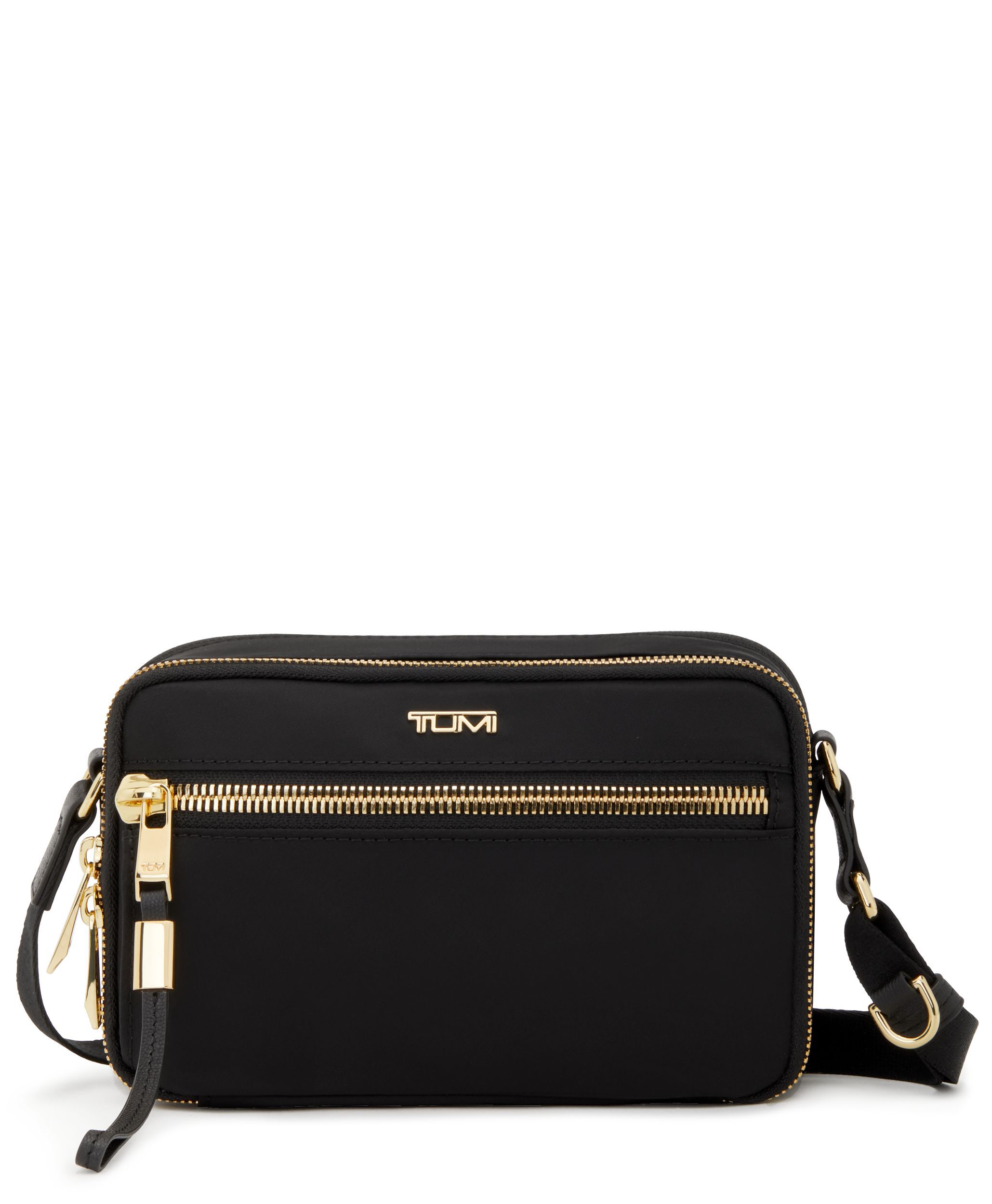 Langley Crossbody in Black/Gold | Voyageur | TUMI Singapore