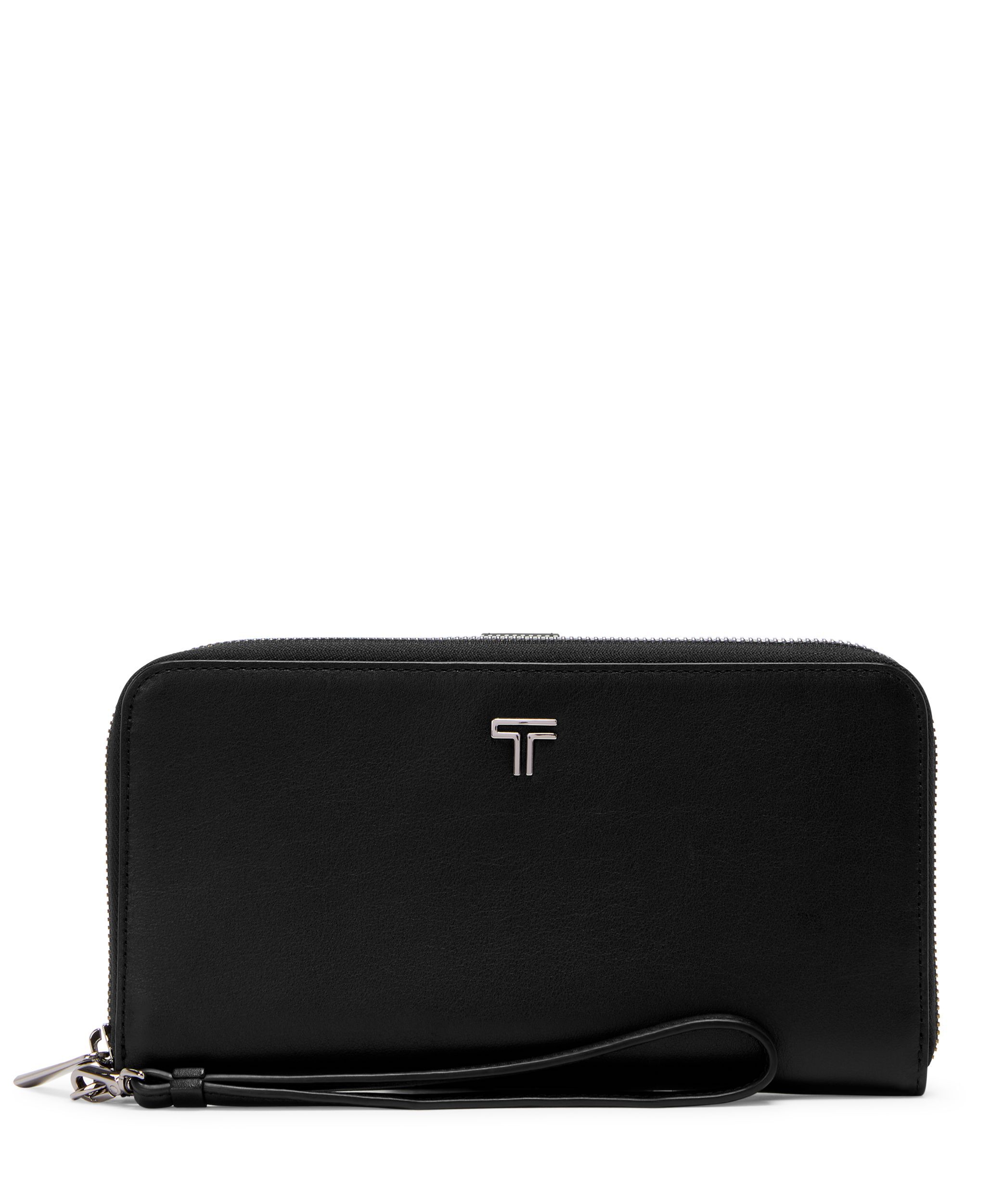 Travel Wallet in Black/Gunmetal | Belden Slg | TUMI Singapore