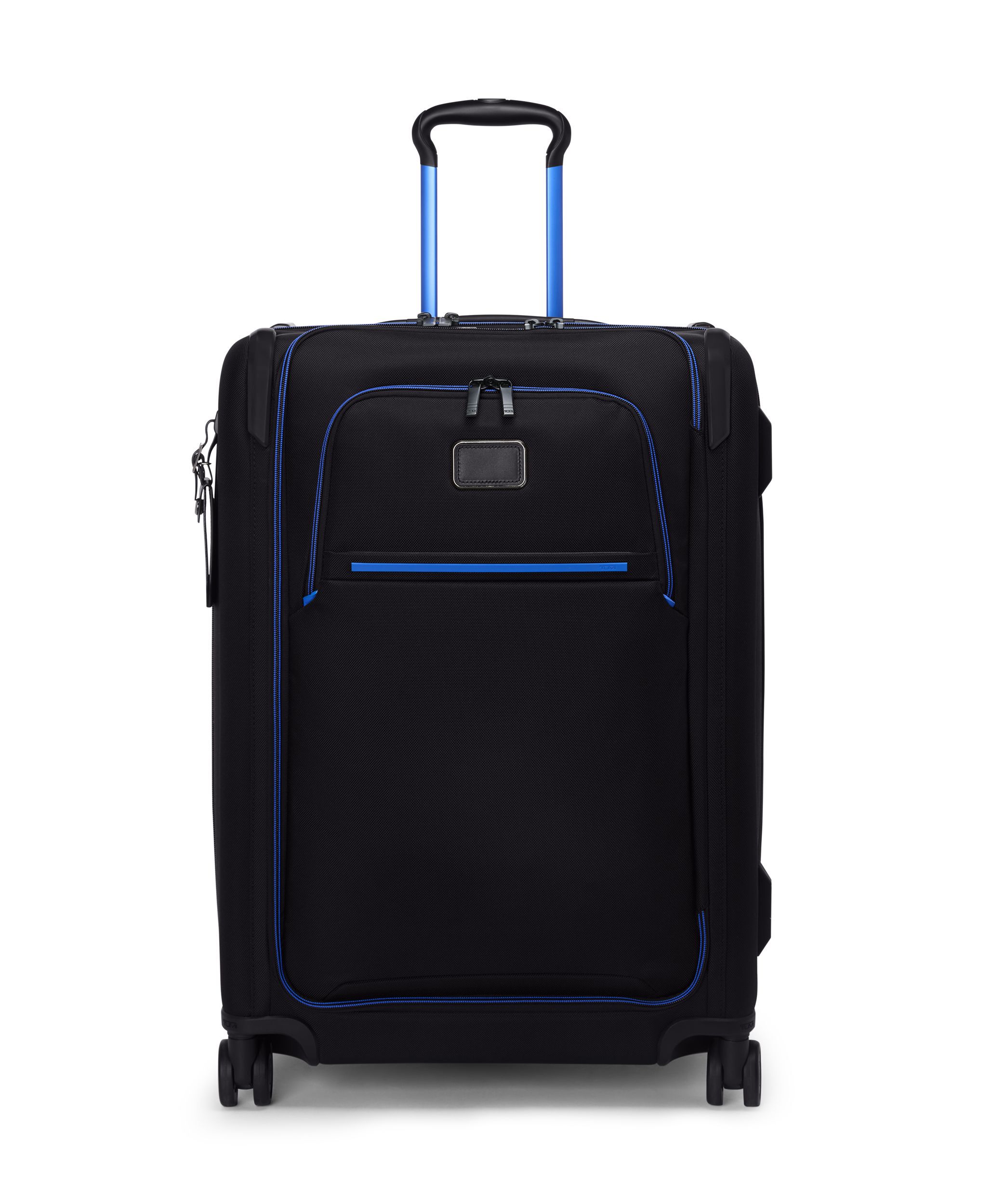 【限定品】TUMI ALPHA2 LIMITED EDITION Medium Dual Access Expandable Checked in Black/Ultra Blue | Tumi