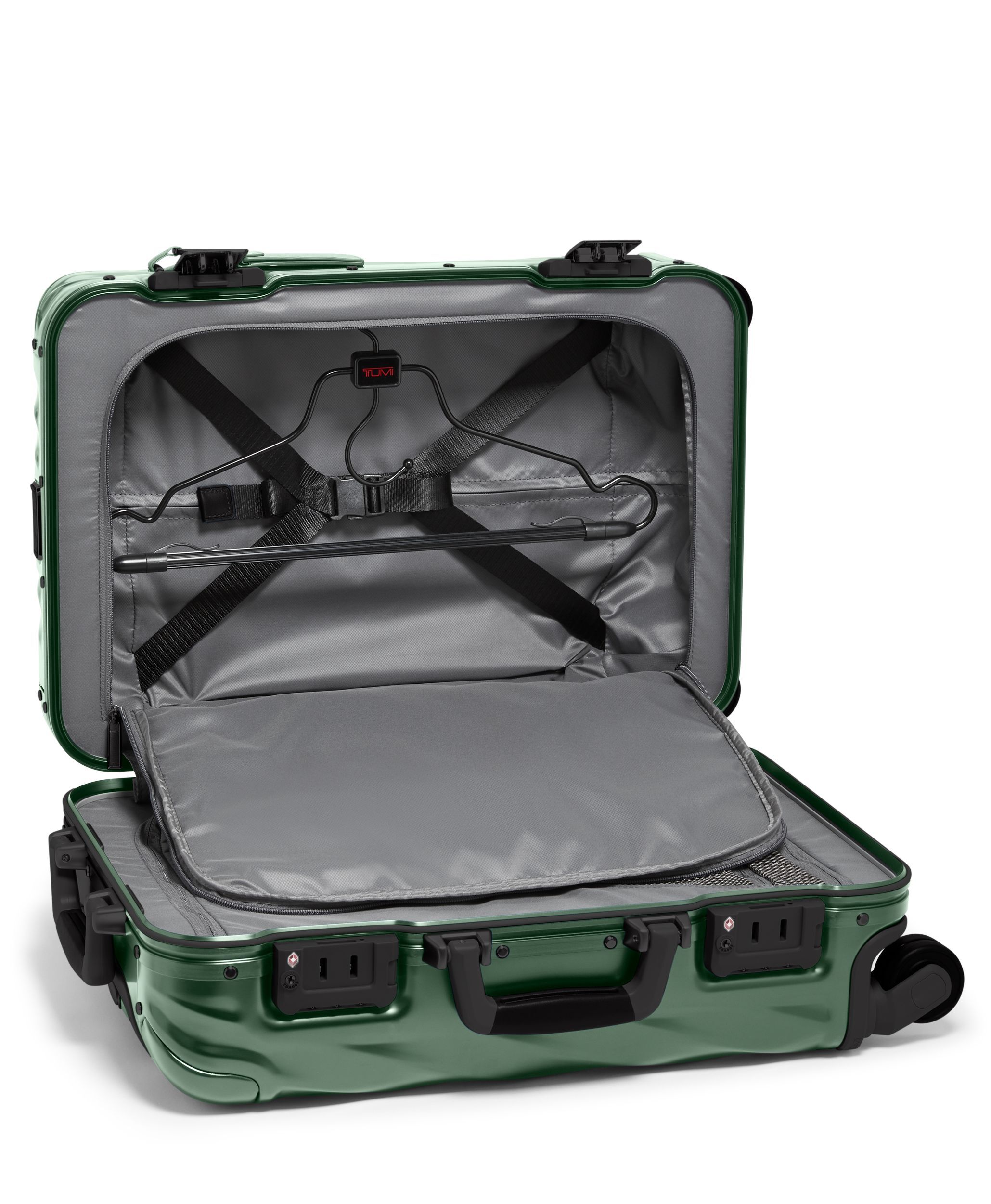 TUMI ガーメントバッグ オリーブグリーン International Carry-On in Texture Forest Green | 19 Degree