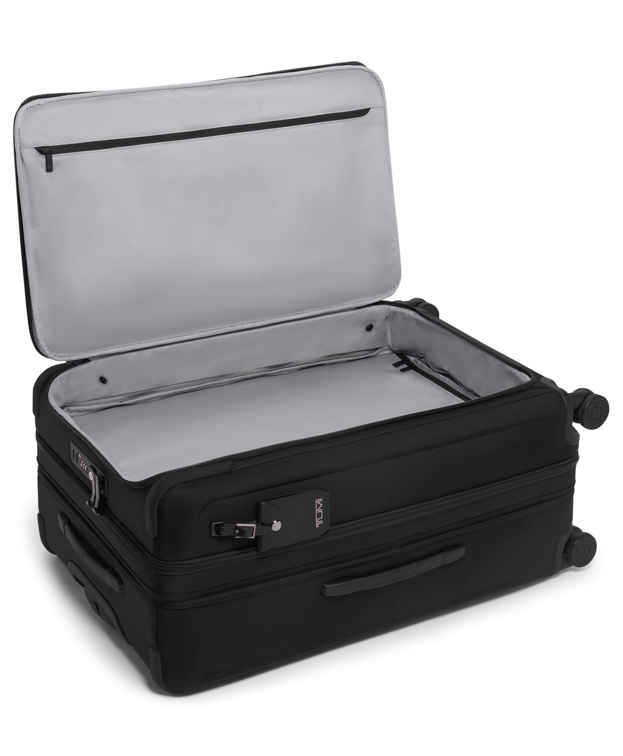 Large Dual Access Expandable Checked in Black | Tumi Alpha | TUMI
