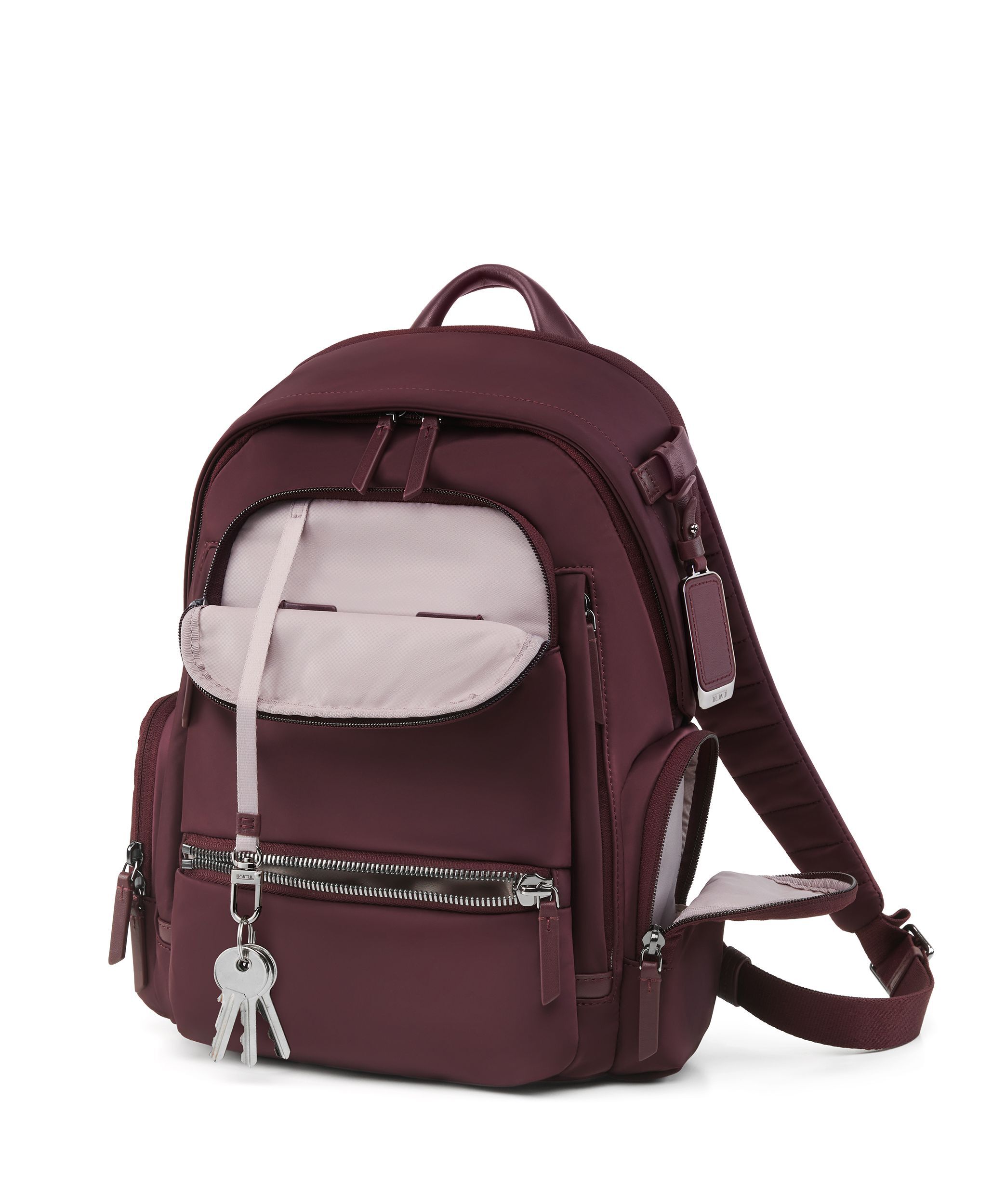 Celina Medium Backpack in Rosewood | Voyageur | TUMI Singapore
