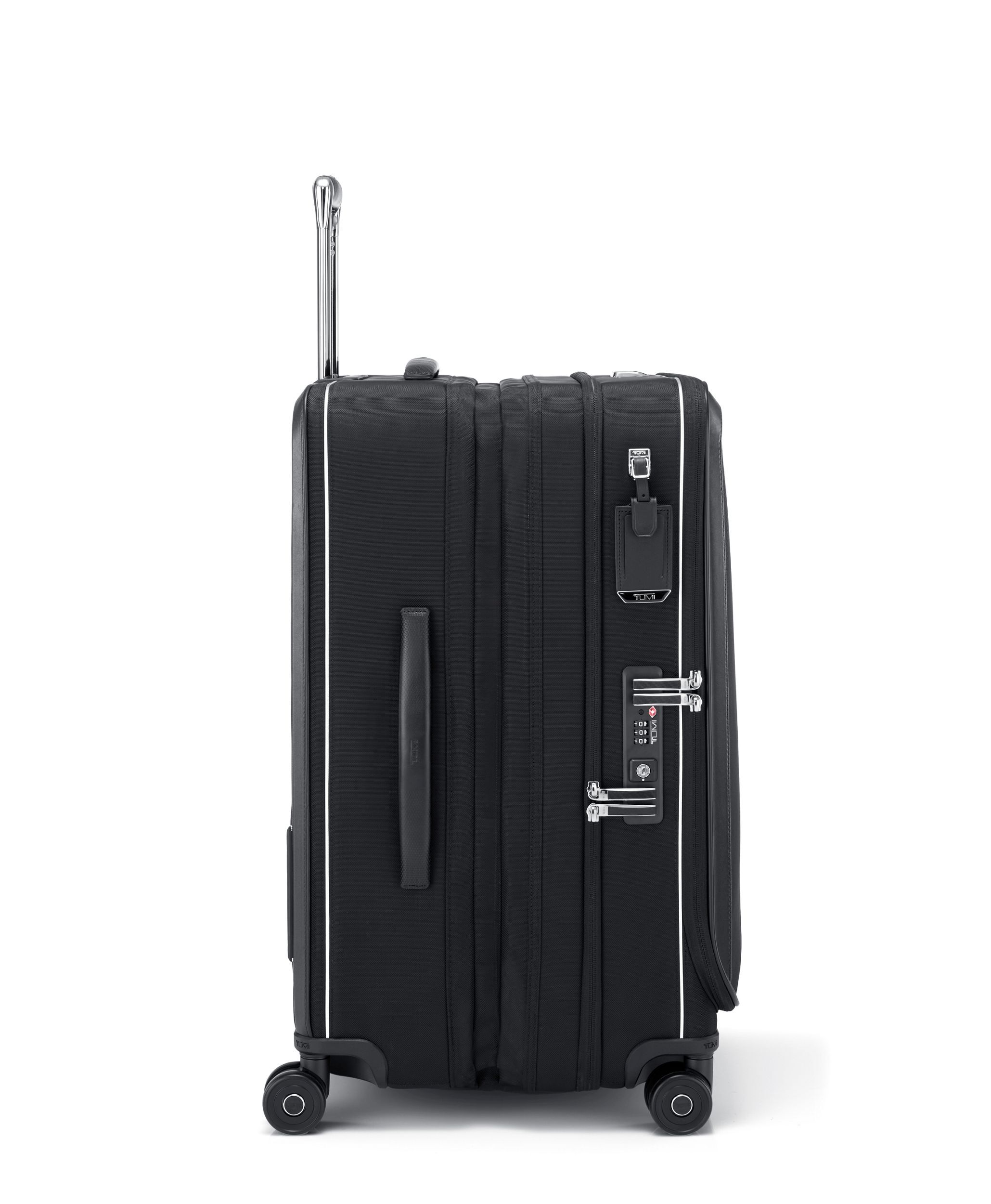 Short Trip Dual Access 4 Wheel Packing Case in Black | Arrivé