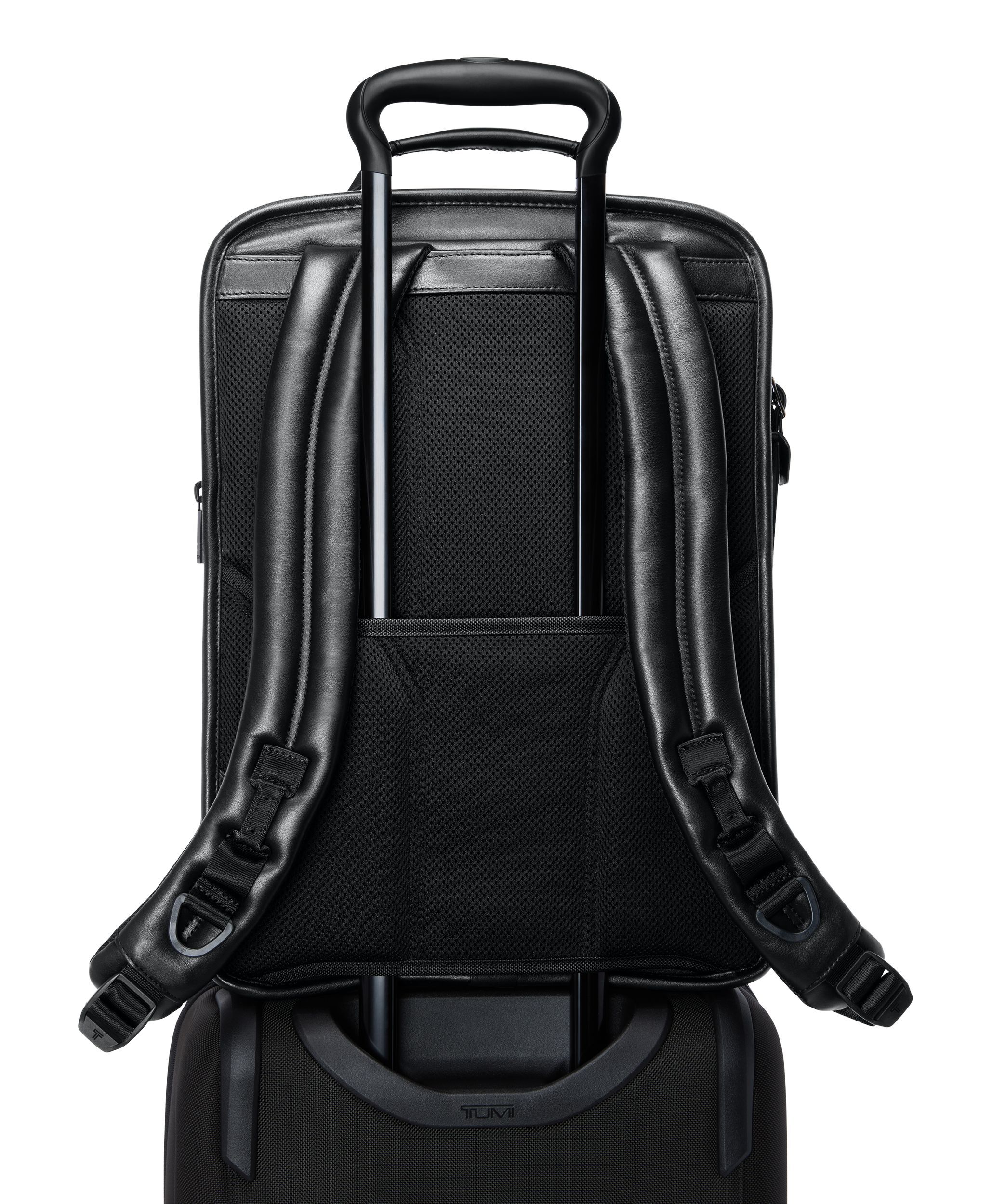 Large 17” Expandable Backpack in Black | Tumi Alpha | TUMI Singapore