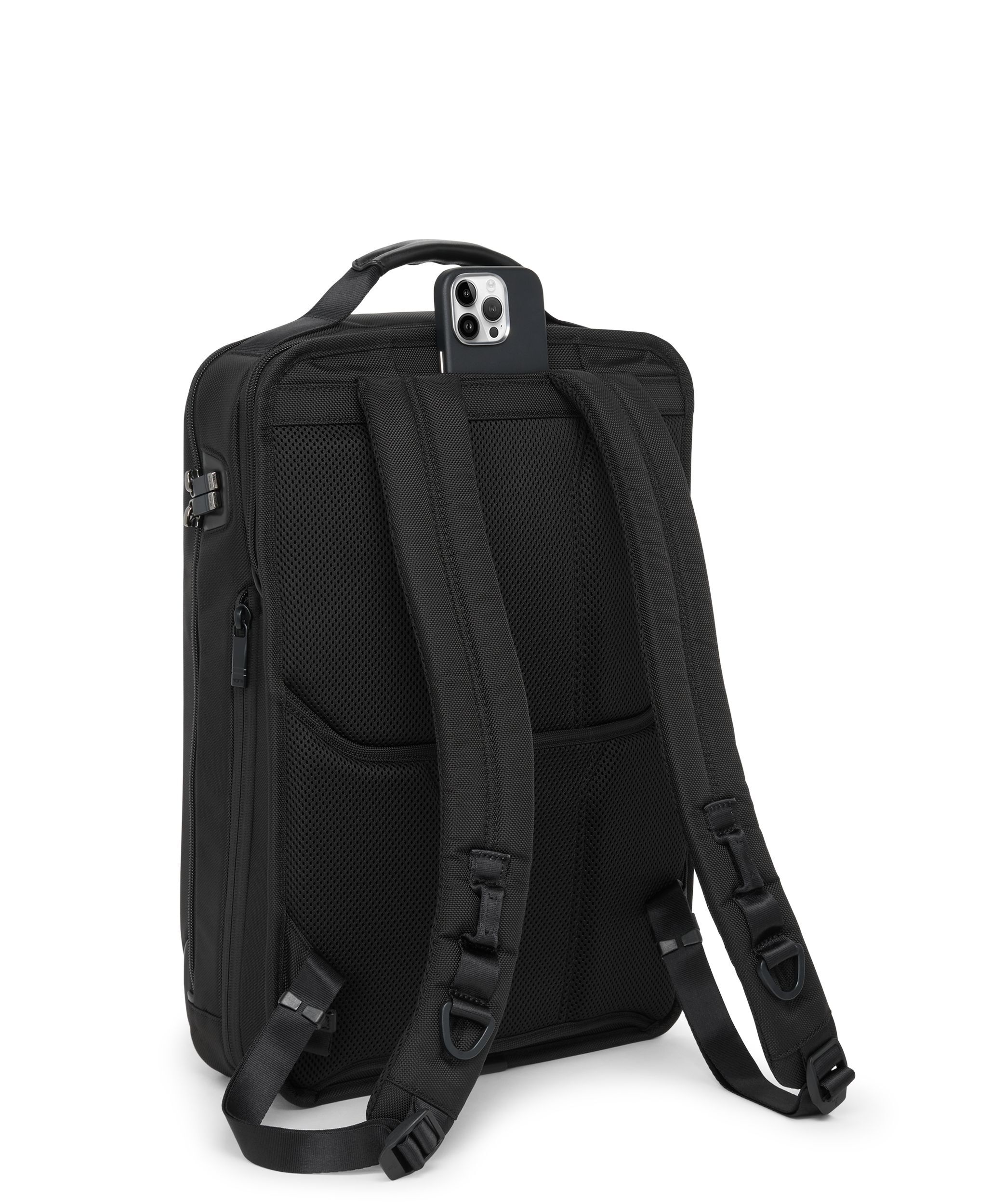 Large 17” Expandable Backpack in Black | Tumi Alpha | TUMI Singapore