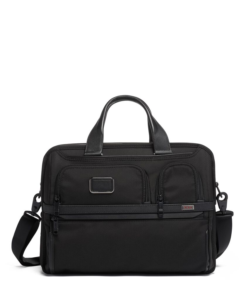 TUMI ALPHA Expandable Organizer Laptop Brief  hi-res | TUMI