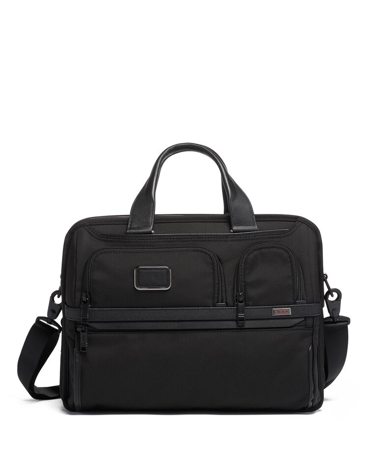 TUMI ALPHA Expandable Organizer Laptop Brief  hi-res | TUMI