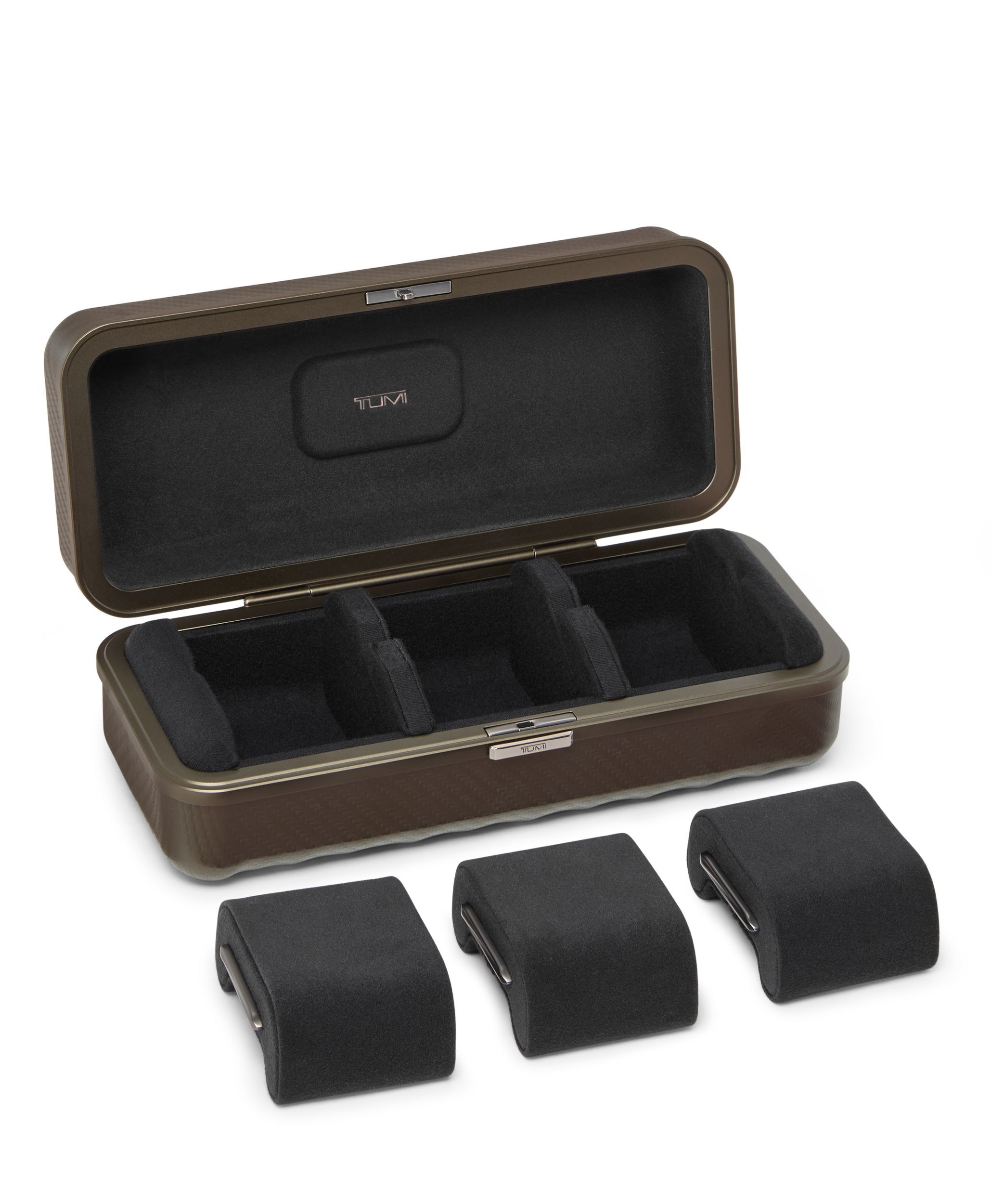 Watch Travel Case in Textured Gunmetal | 19 Degree Aluminum | TUMI