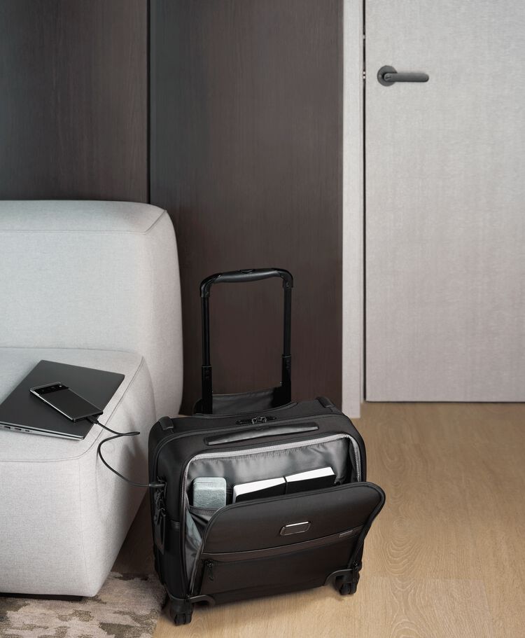 TUMI ALPHA Compact 4 Wheeled Brief  hi-res | TUMI