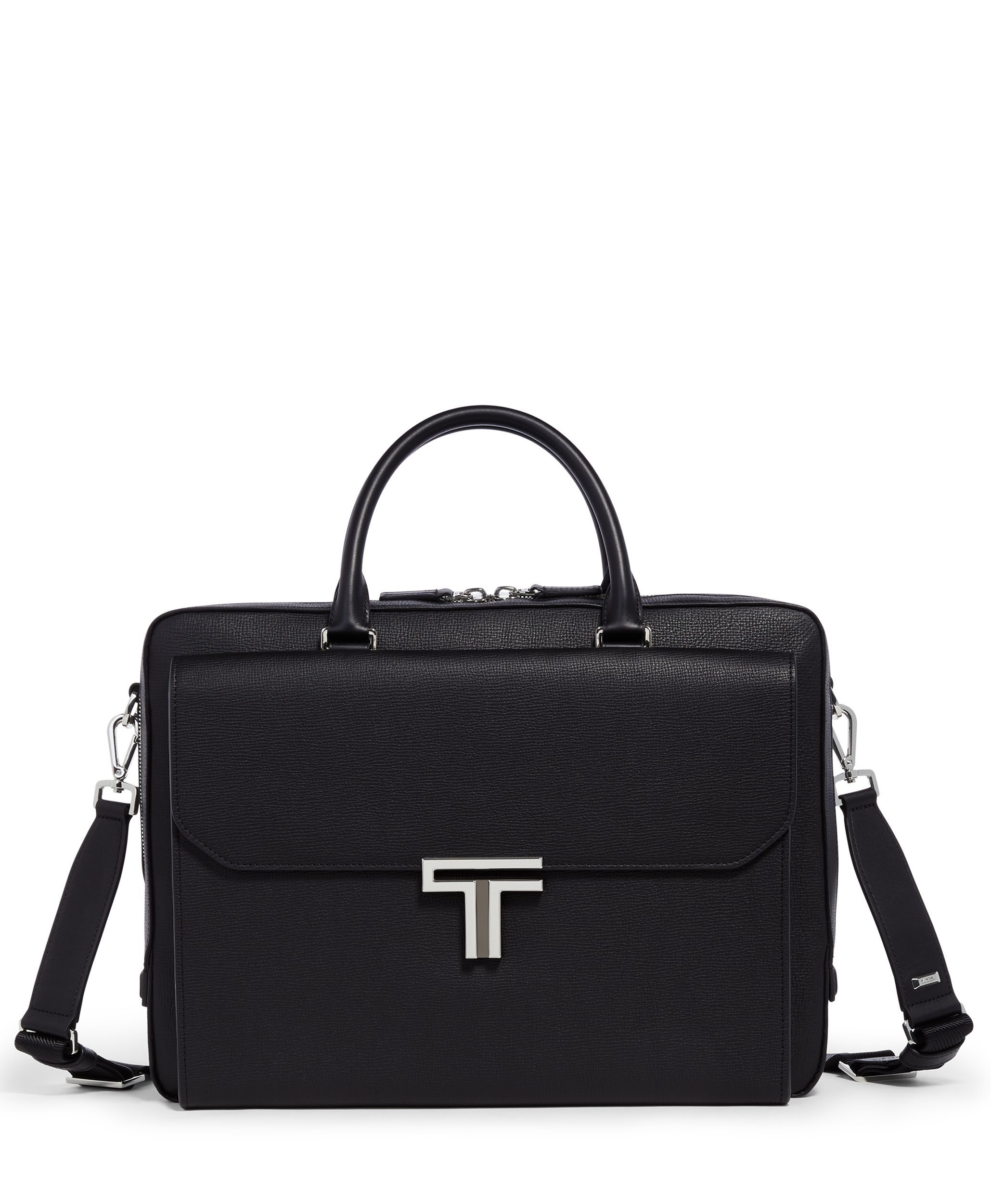 バッグ TUMI circuit brief with divider Vincenzo Top Zip Brief in Black | Turin | TUMI Singapore