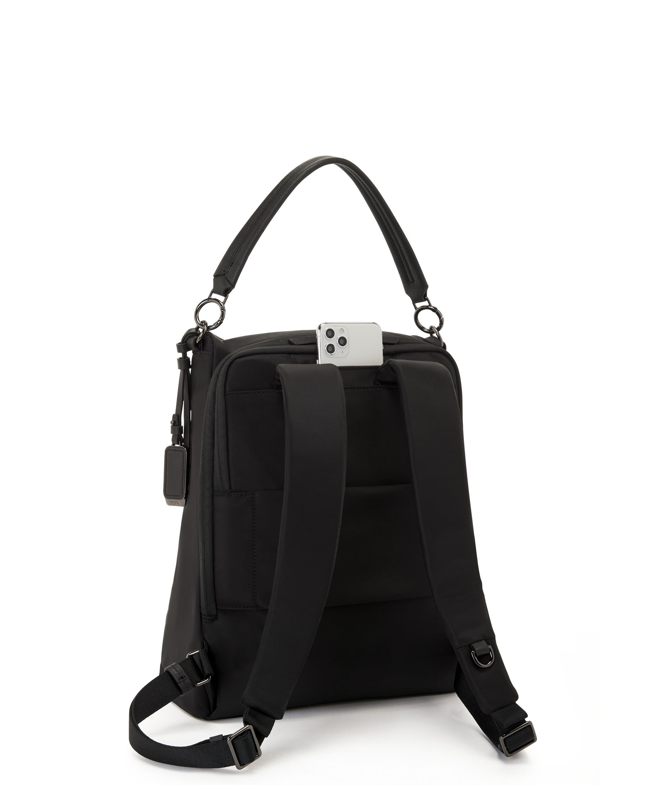 TUMI ブラック バッグ(米国購入) Leigh Backpack/Tote in Black/Gunmetal | Voyageur | TUMI Singapore
