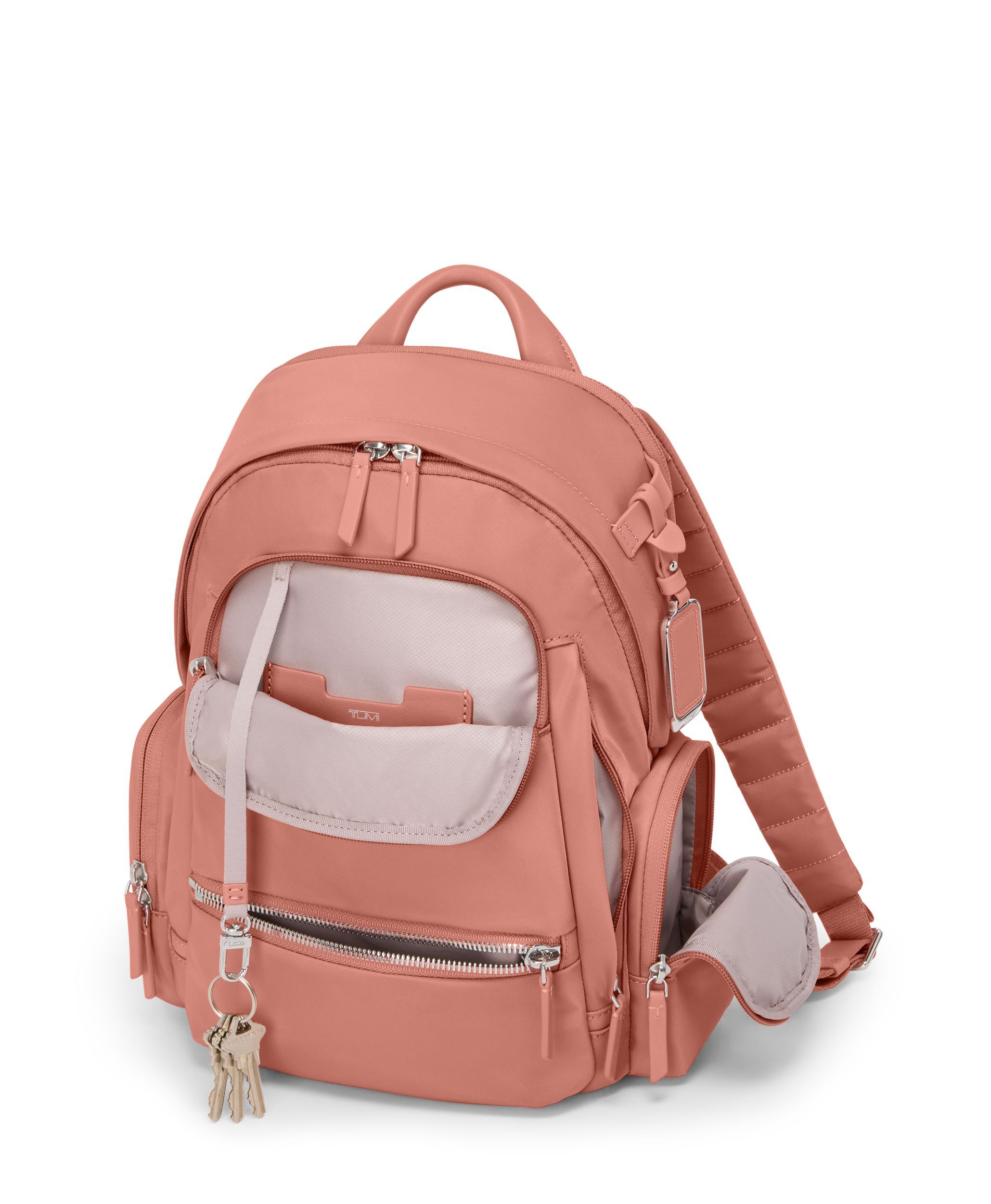Celina Medium Backpack in Pink Clay | Voyageur | TUMI Singapore