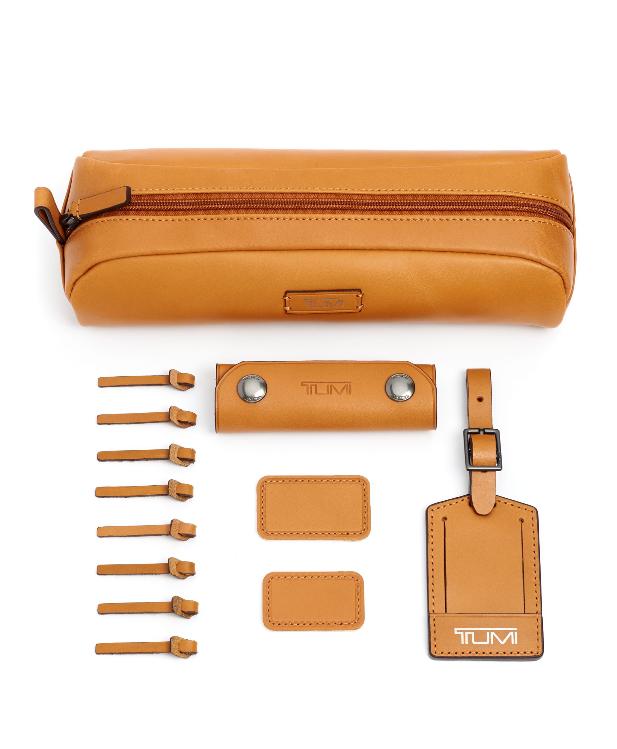 Luggage tag tumi top